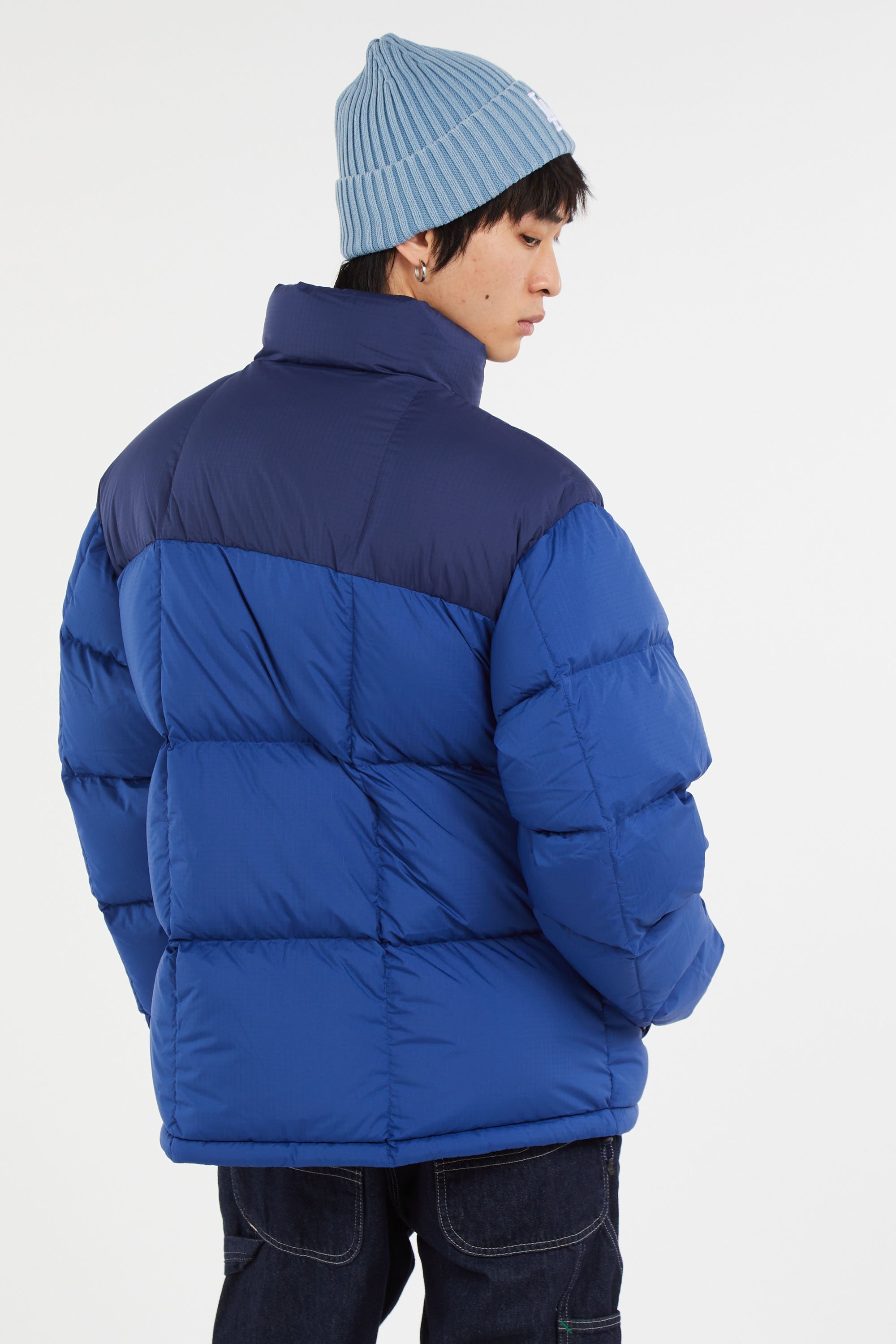 Lightweight quilted padded jacket with high neck Multicolored