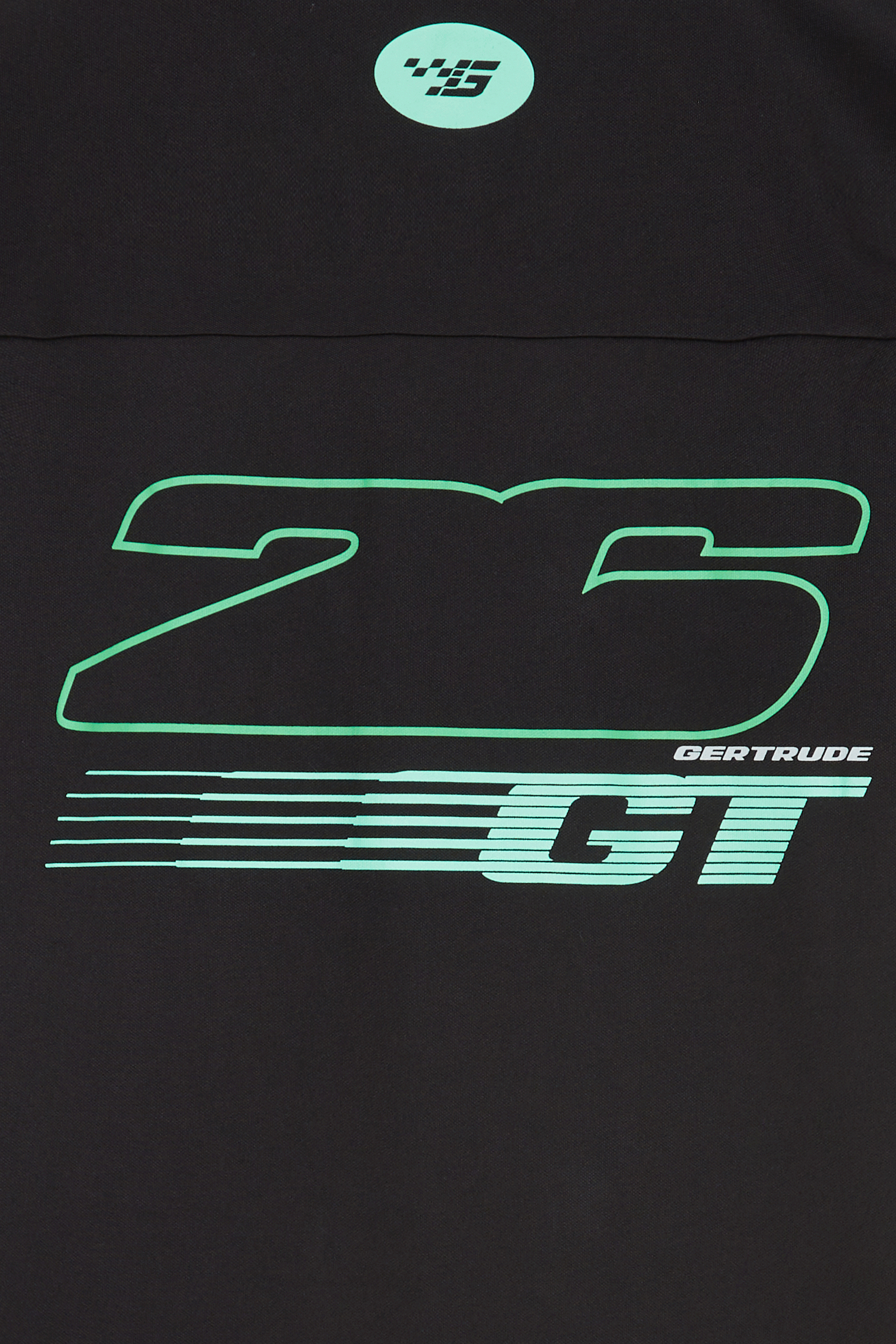 Regular-fit round-neck cotton T-shirt Black