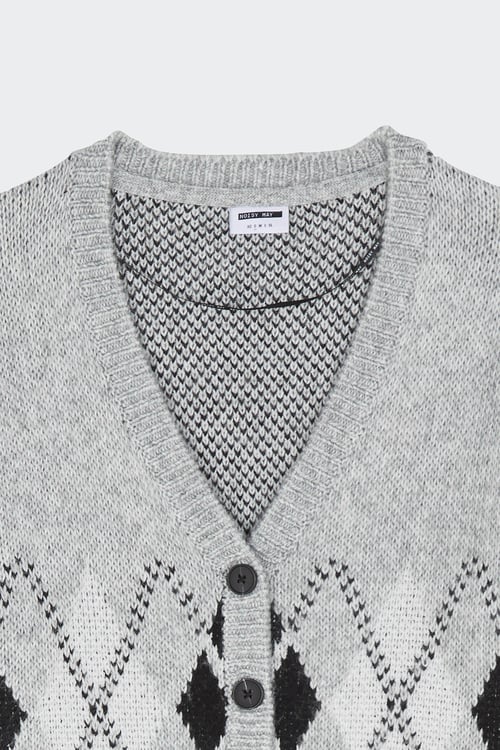 NOISY MAY Cardigan Gris