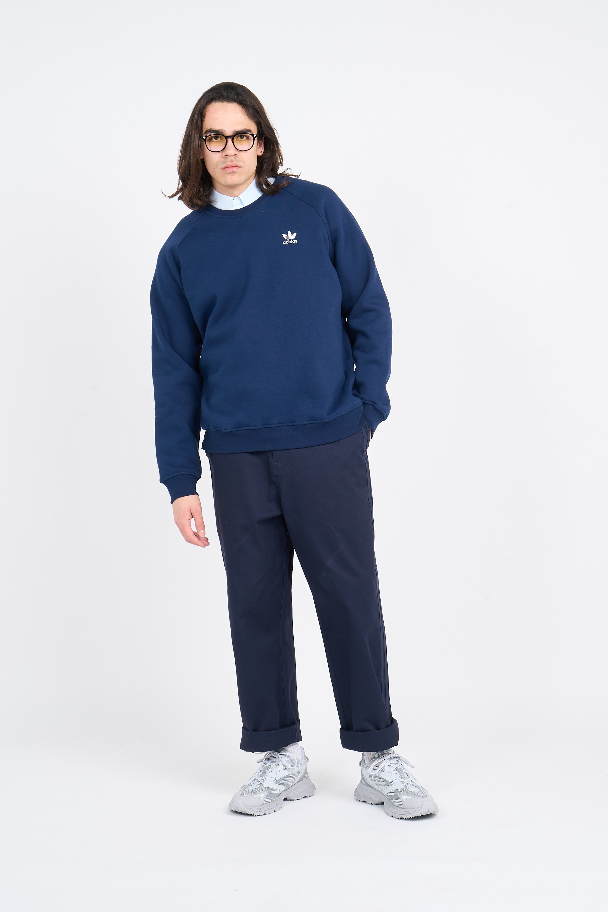 sweatshirt ADIDAS Blue