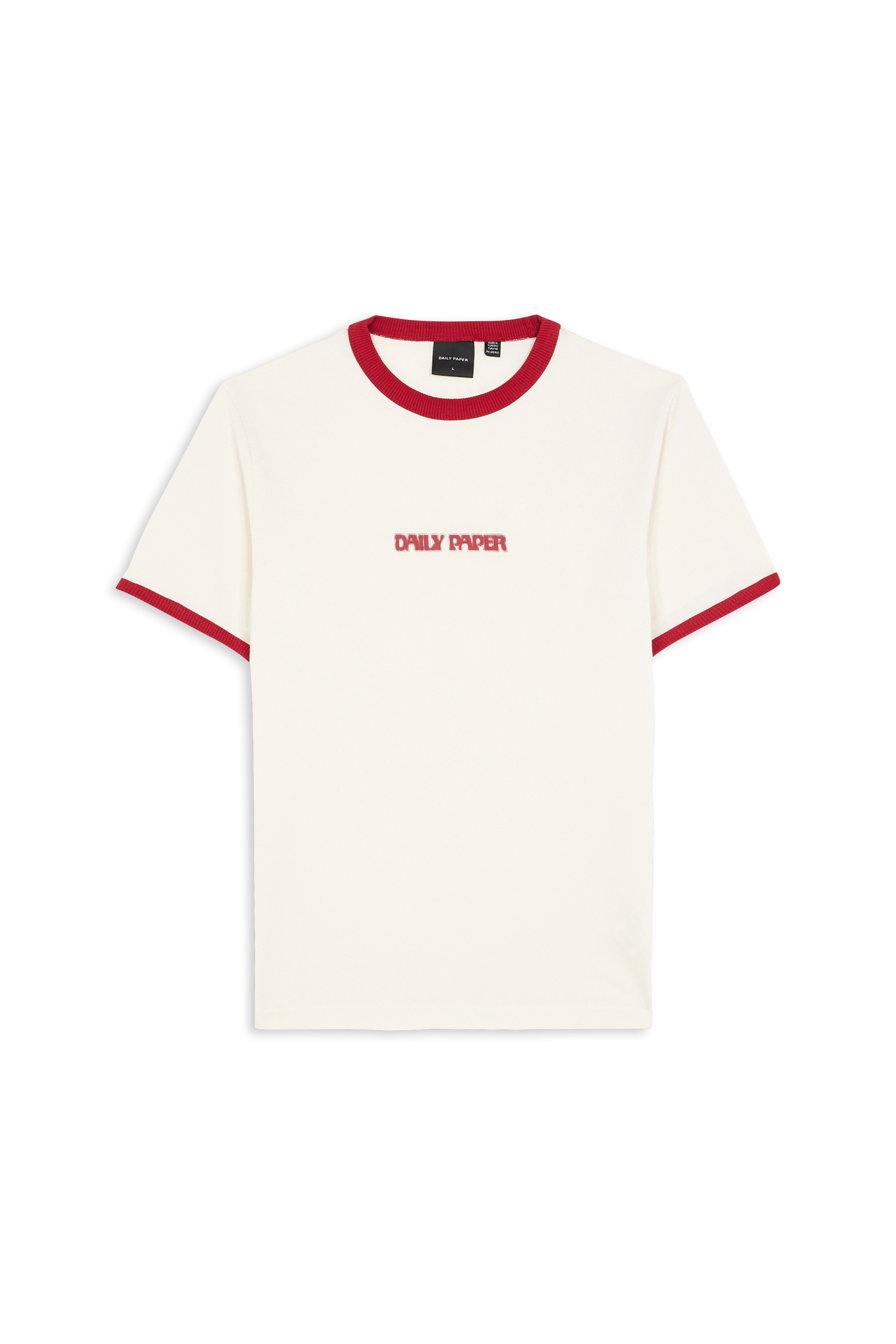 Regular-fit round-neck cotton T-shirt Beige