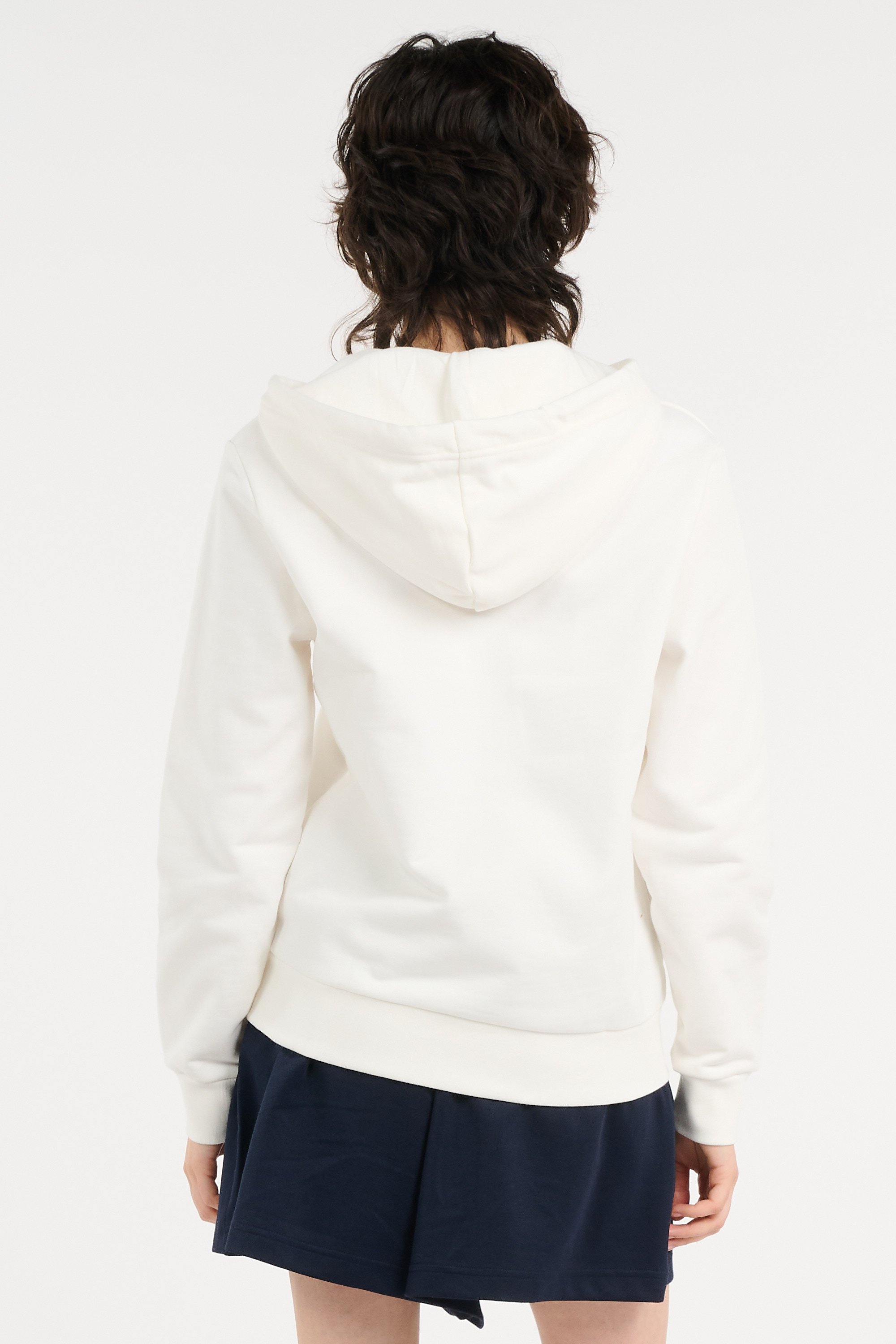 Sweatshirt zippé à capuche | Blanc LACOSTE Femme