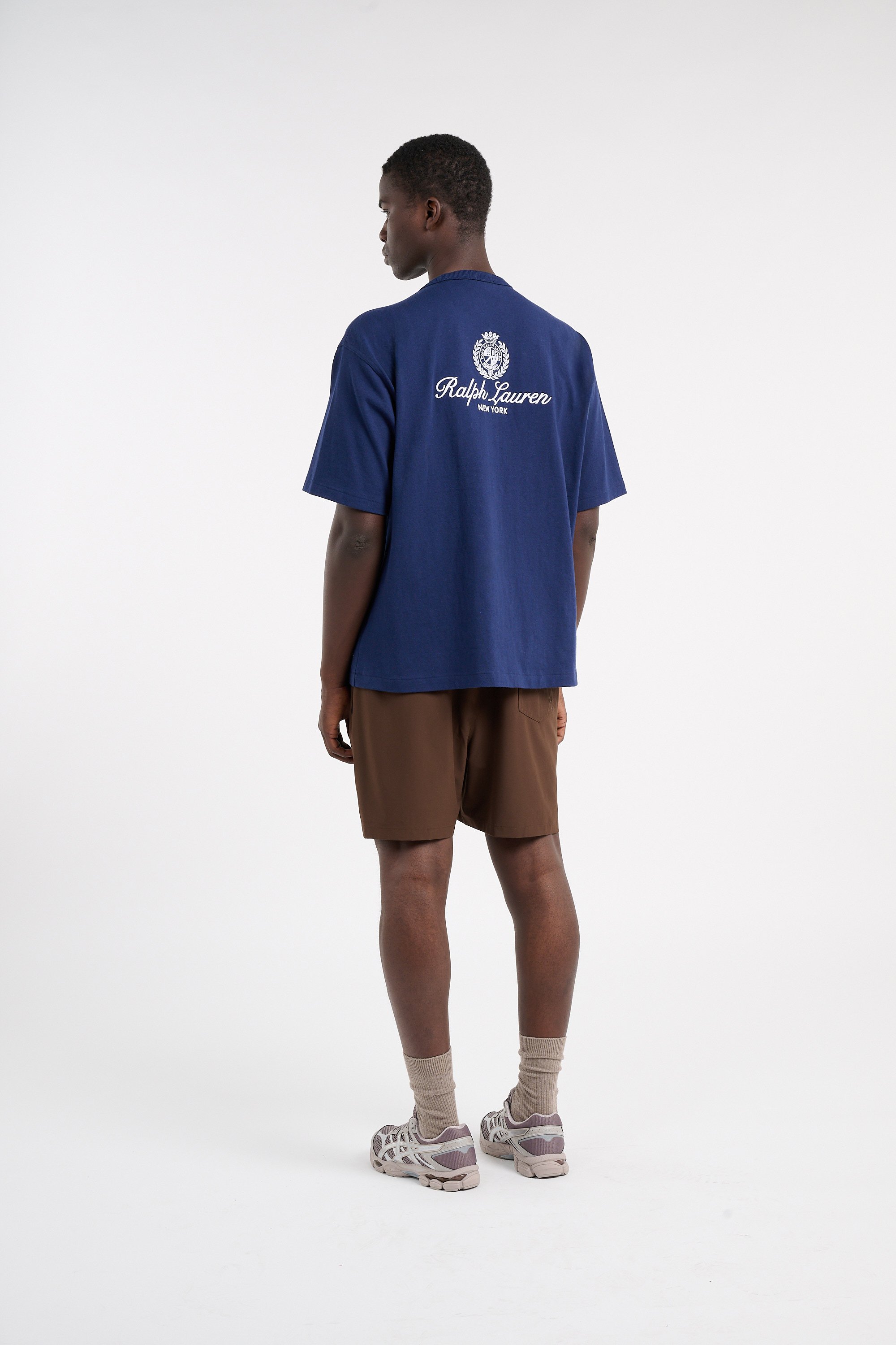 Regular-fit round-neck cotton T-shirt | Blue POLO RALPH LAUREN Men