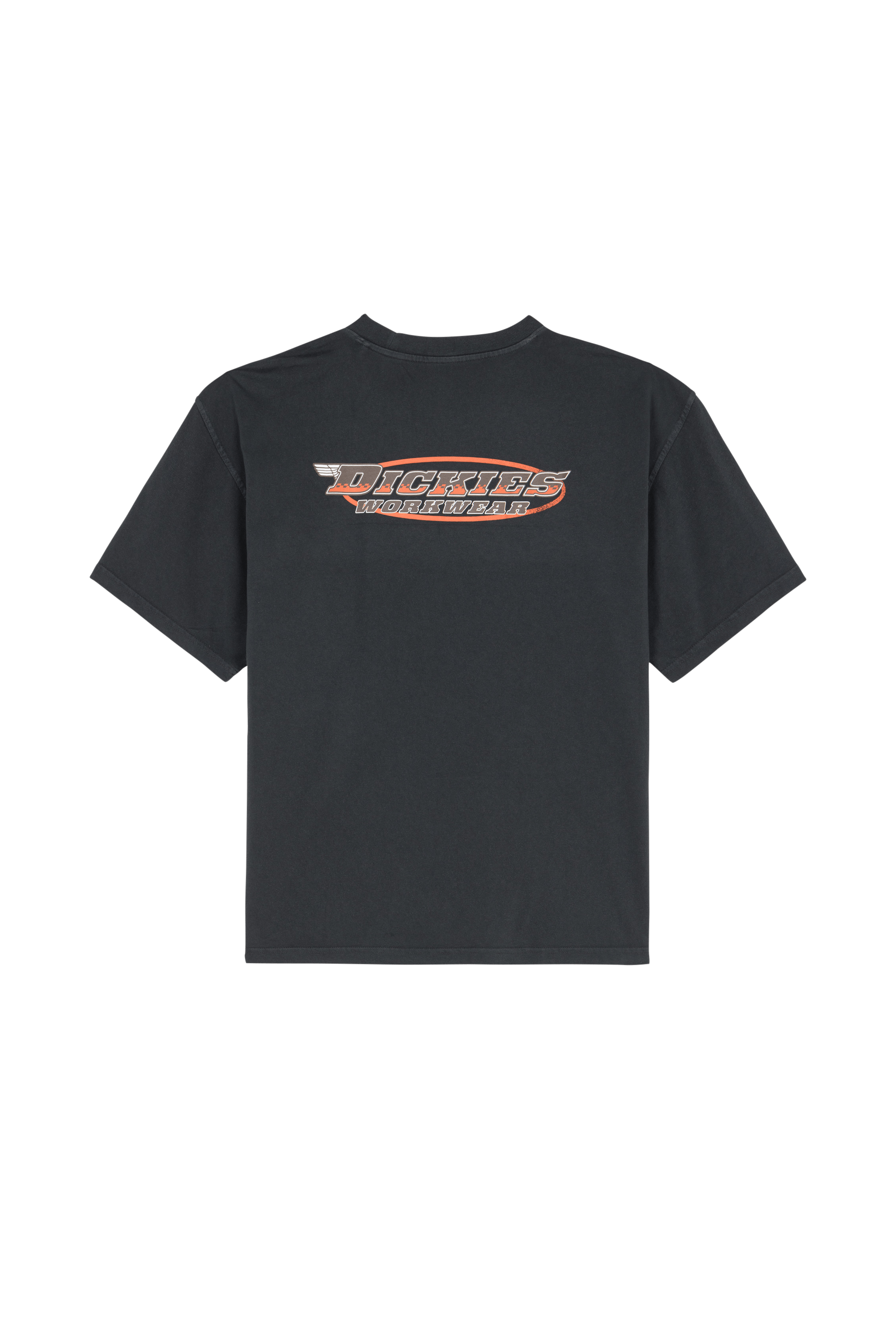 Regular-fit round-neck cotton T-shirt DICKIES Black
