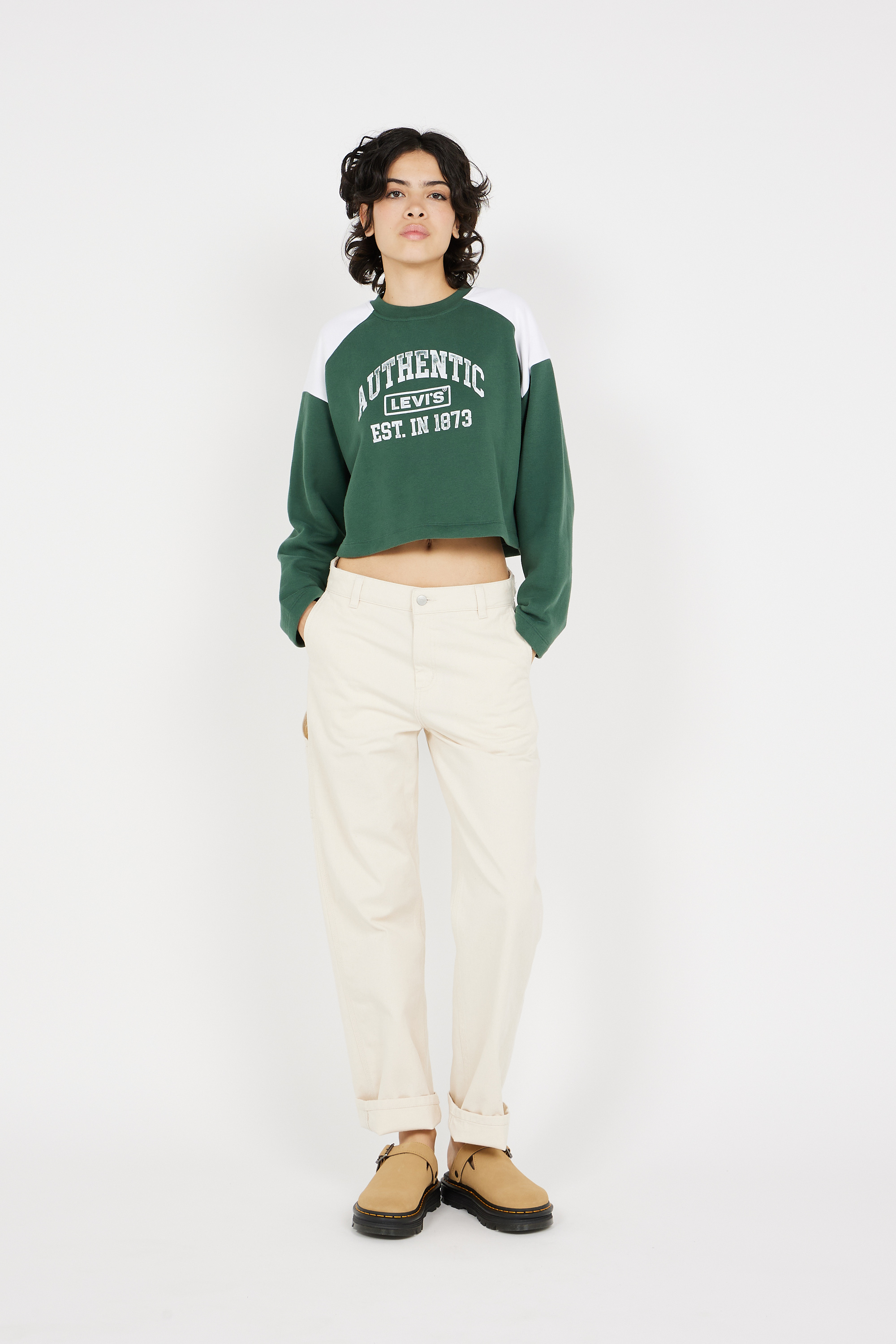 Sweatshirt Blanc