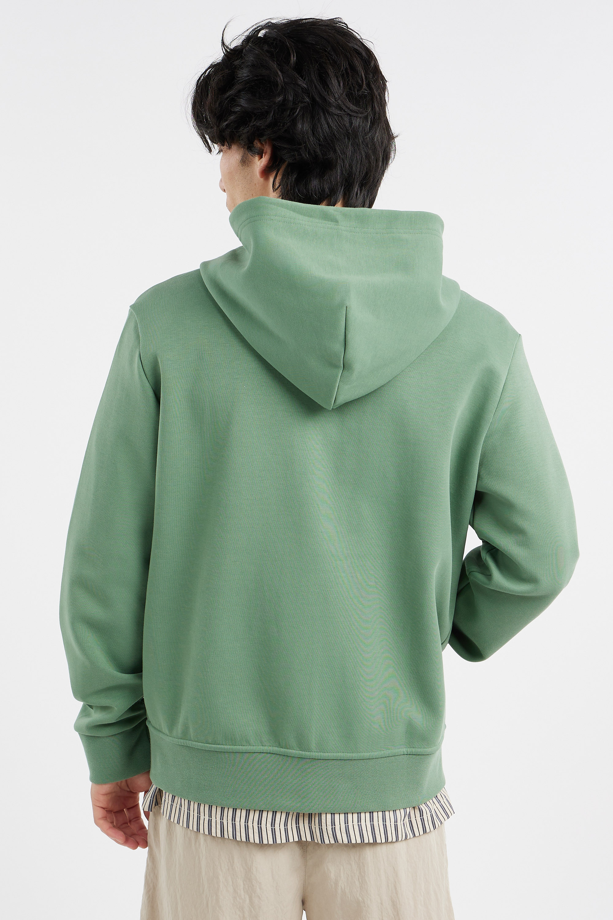 Hoodie zippé Vert