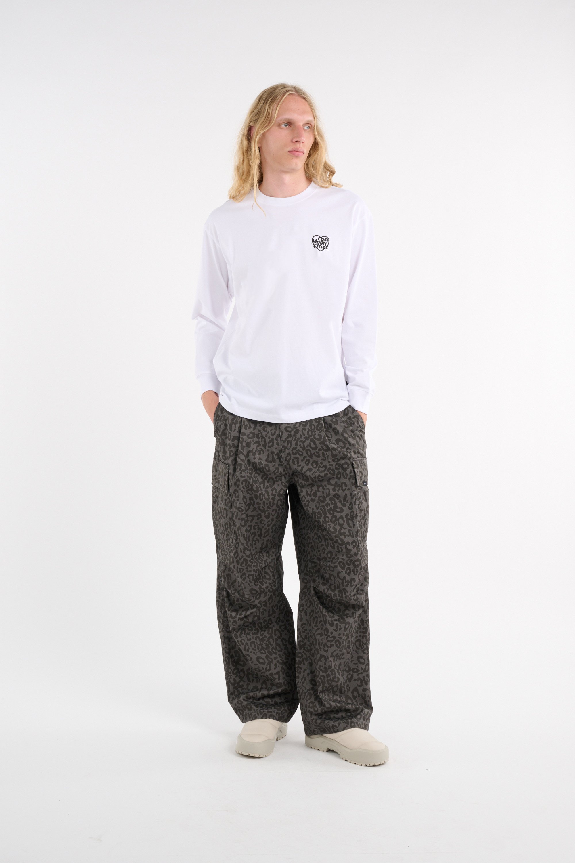 T-shirt LOST MANAGEMENT CITIES Blanc