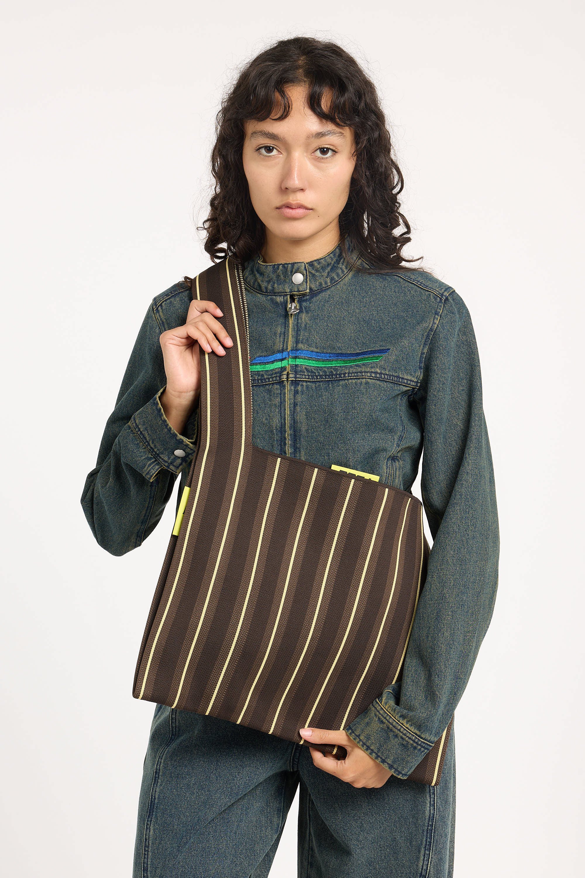 Sac bandoulière MOSJ Marron