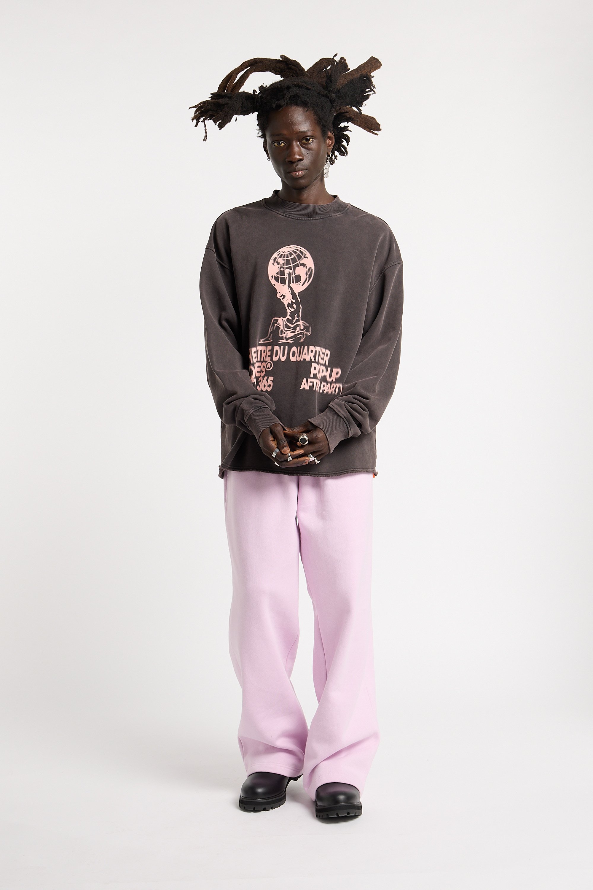 Tommy badge sweatshirt GOODIES SPORTIVE Purple
