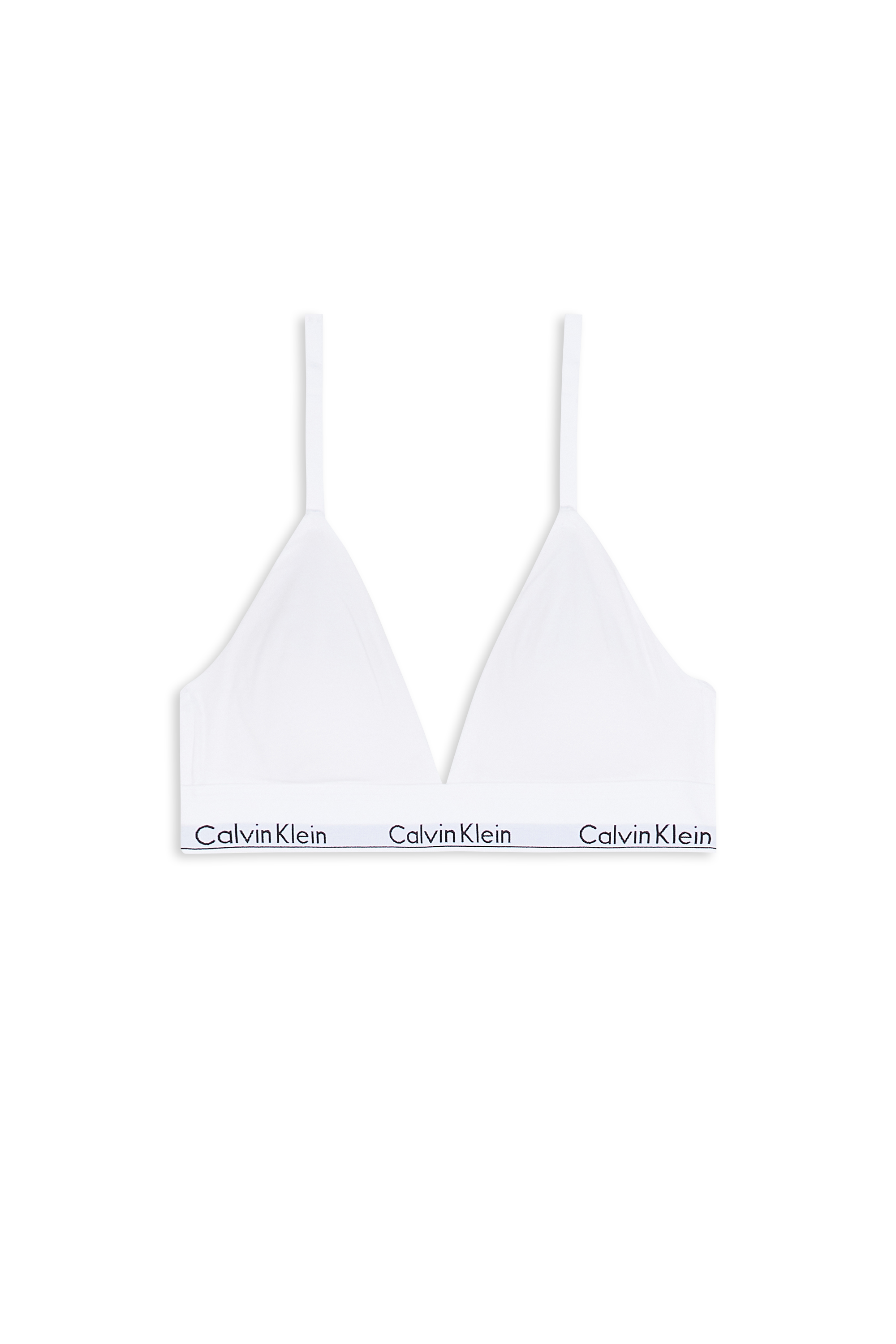 Triangle bra White