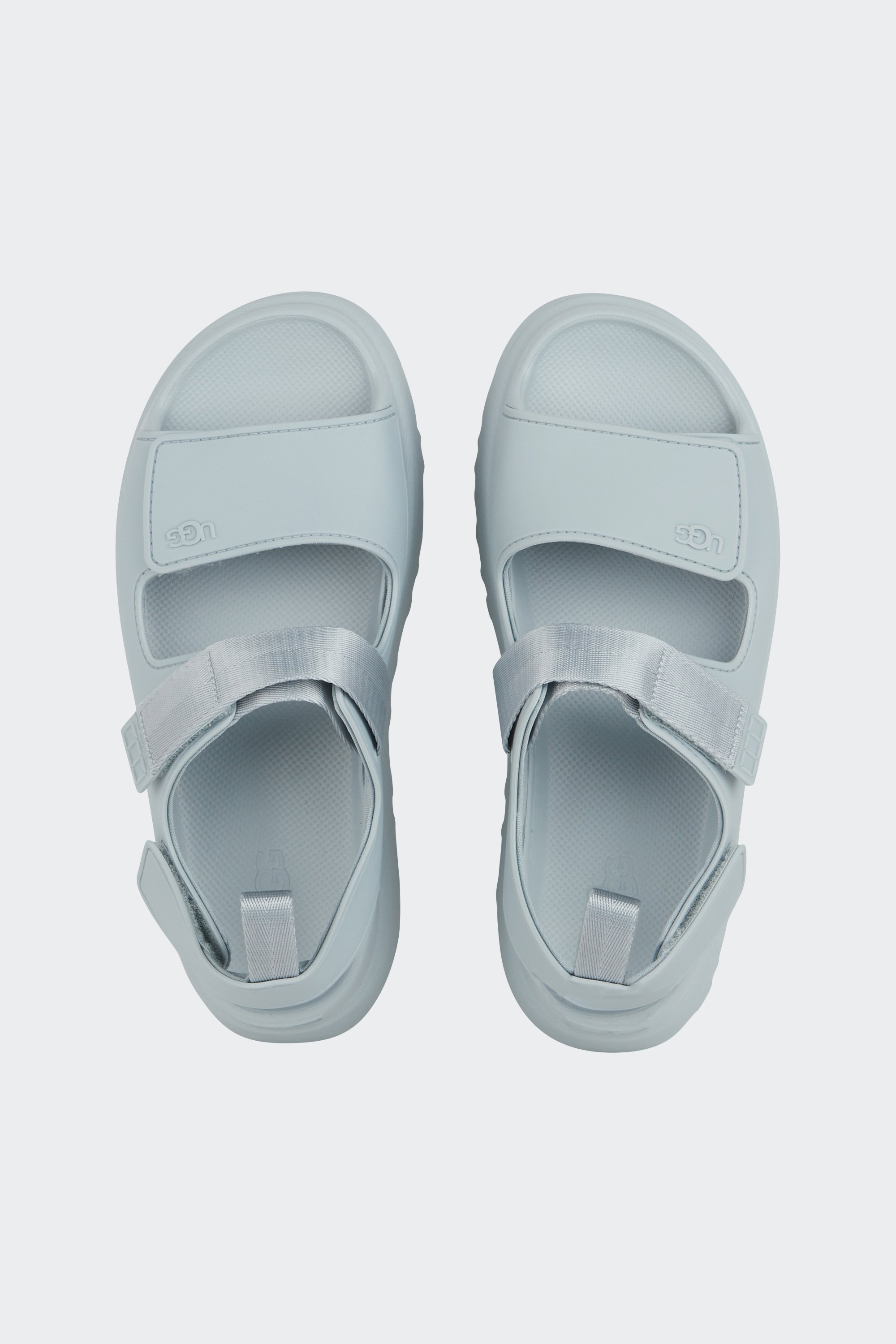 Flat furry sheepskin sandals | Green by UGG Flat furry sheepskin sandals Green