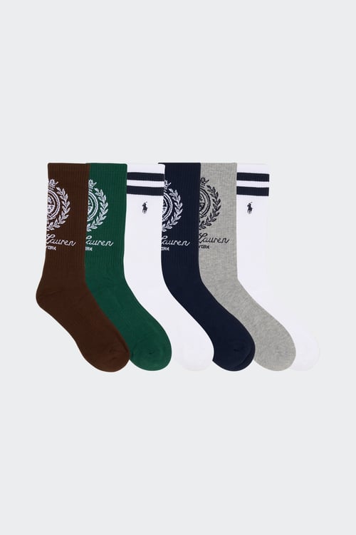Polo - Lot de 6 paires de chaussettes - Taille TU Multicolore