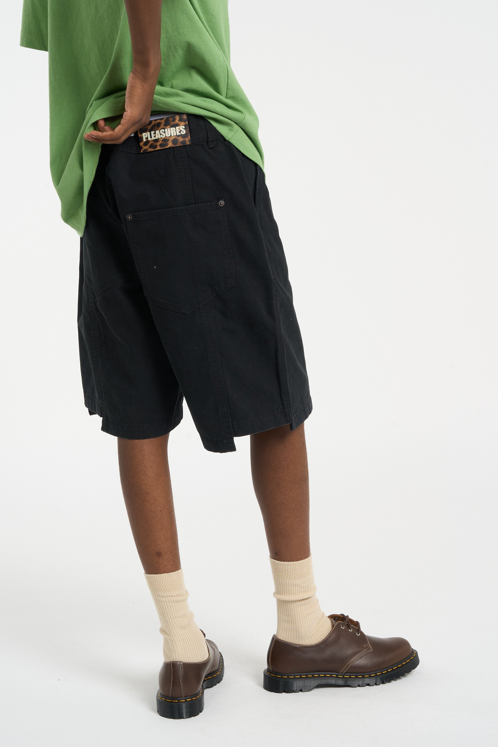 Cotton Bermuda shorts | Black PLEASURES Men