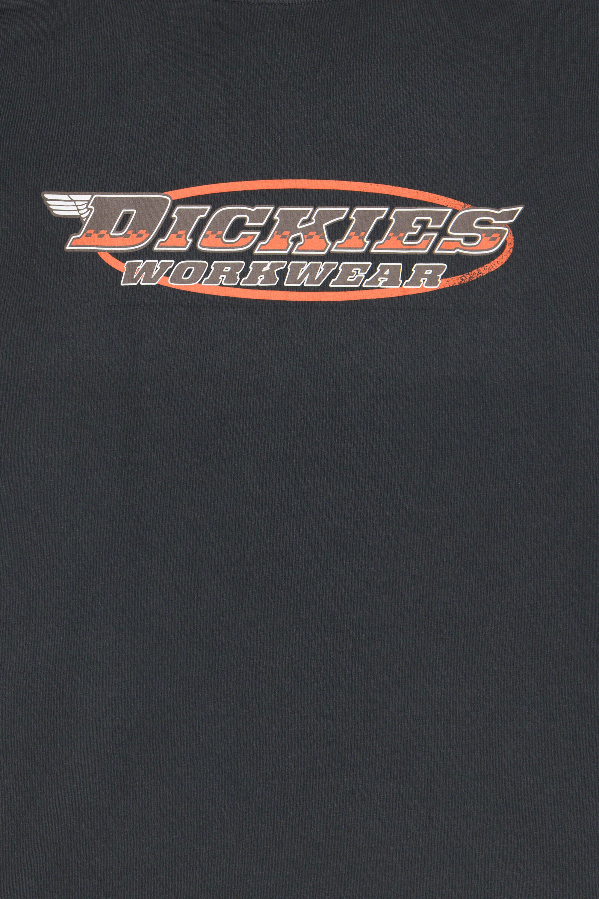 Regular-fit round-neck cotton T-shirt | Black DICKIES Men
