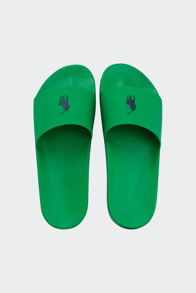 Sandals Polo Slide Green Polo Ralph Lauren Man Citadium