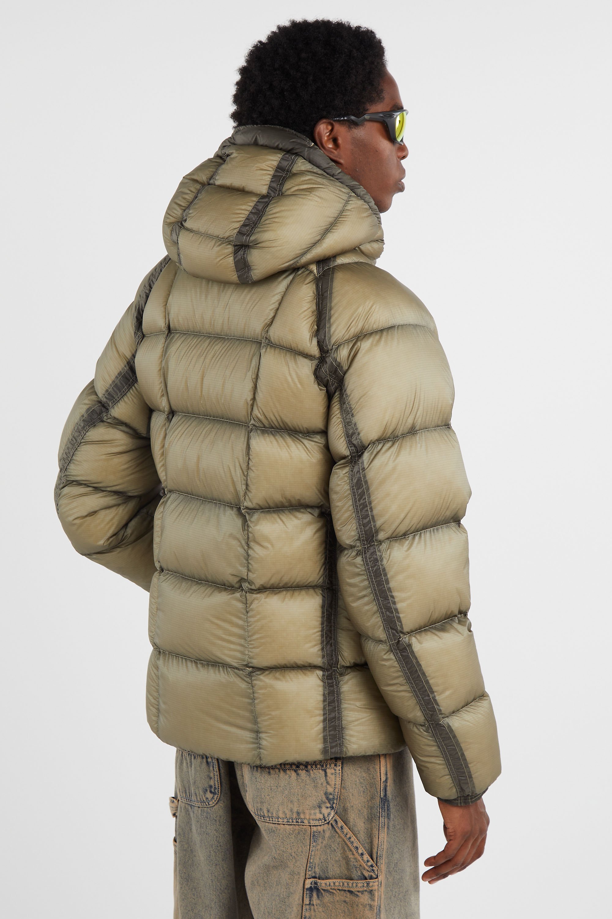 Doudoune Medium jacket in dd-Shell Kaki Company Homme