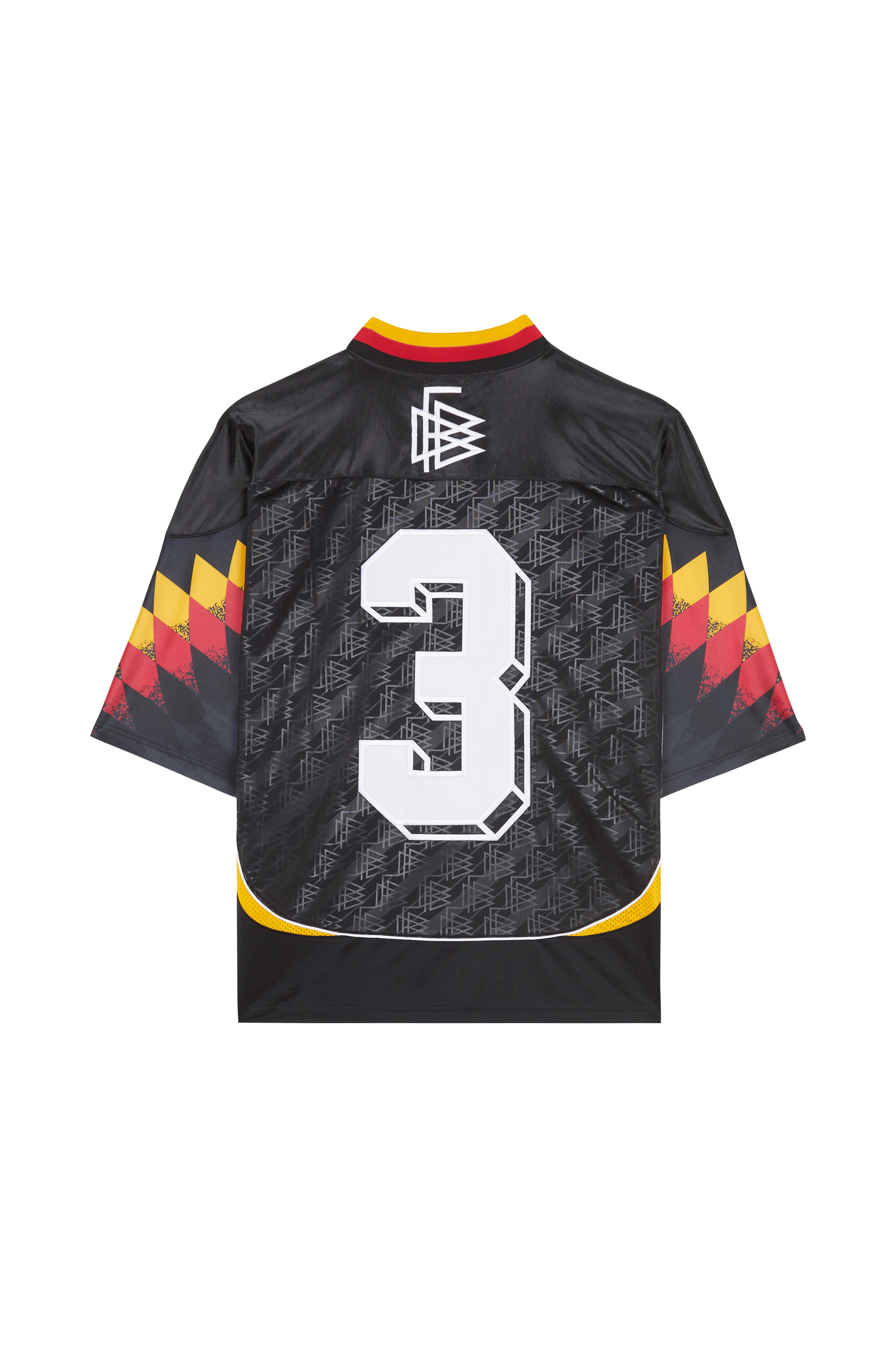 Regular-fit round-neck cotton T-shirt Black