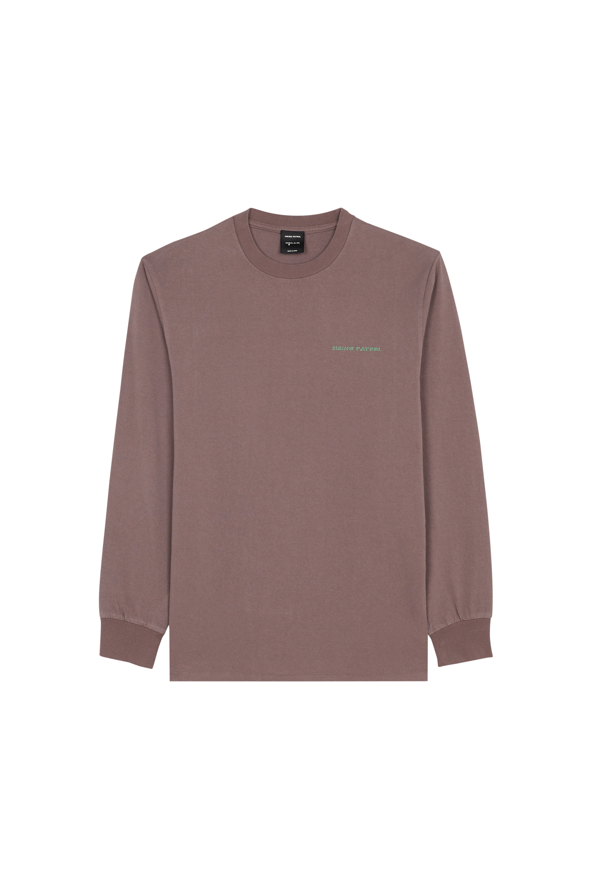 Regular-fit round-neck cotton T-shirt HIKING PATROL Khaki
