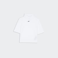 Short sleeve top RIB MOCK SS 386 Blanc