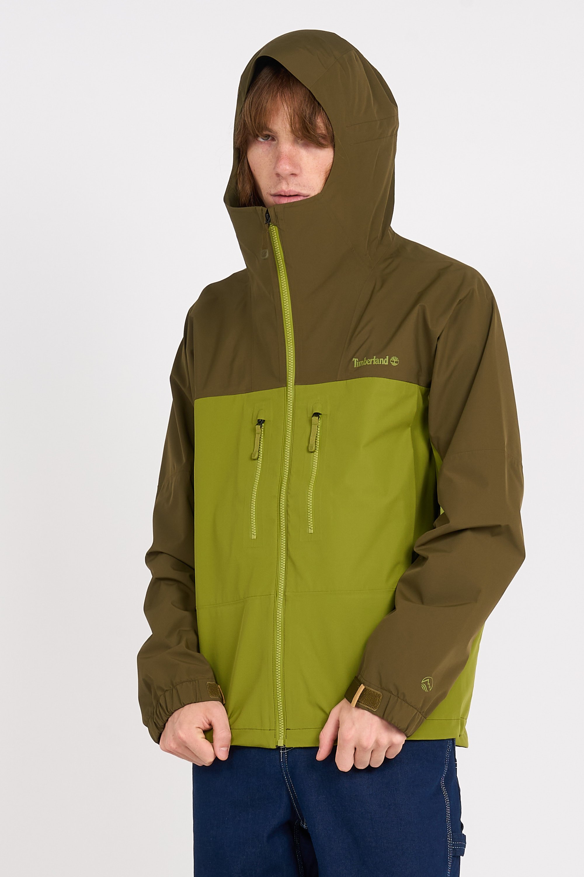 Mens Timberland Caps Ridge Mobi Flex WP Jacket - Dark Olive