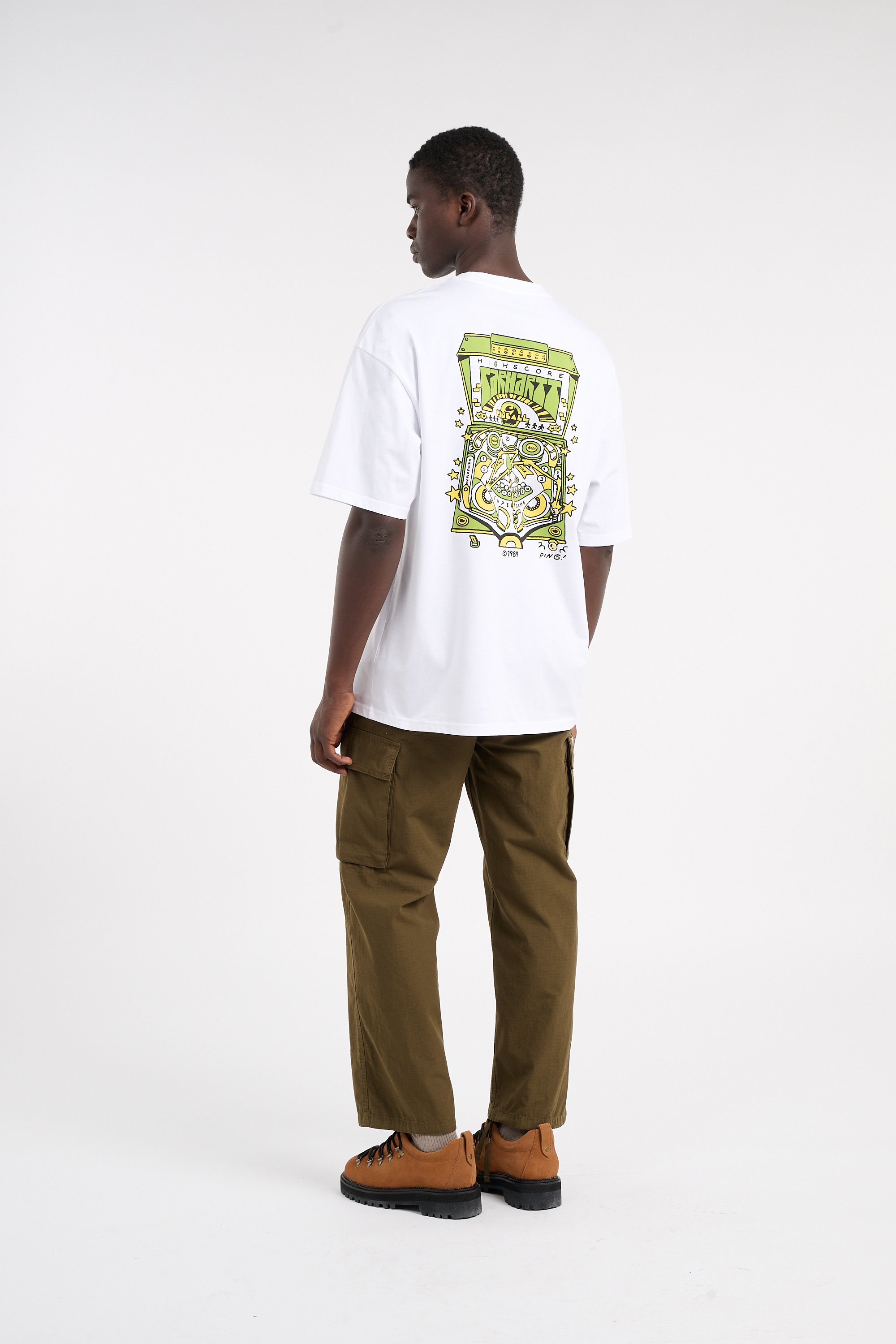 Regular-fit round-neck cotton T-shirt | White CARHARTT WIP Men