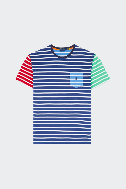 Stone Island chest logo-patch detail polo shirt T-shirt  Multicolore
