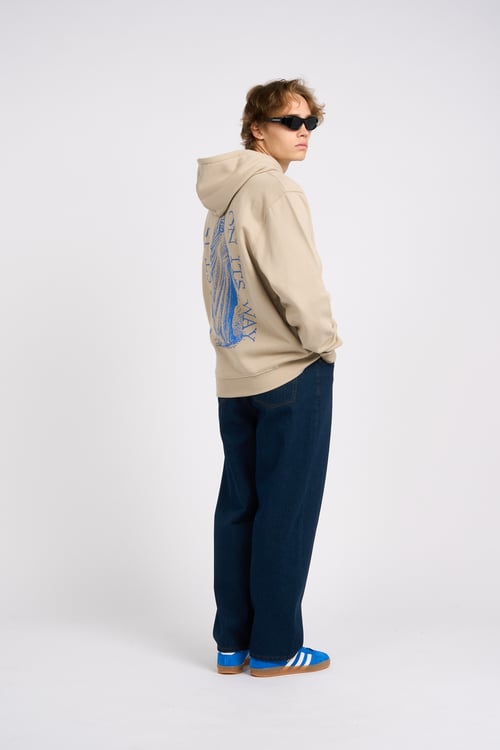 WASTED Hoodie Beige