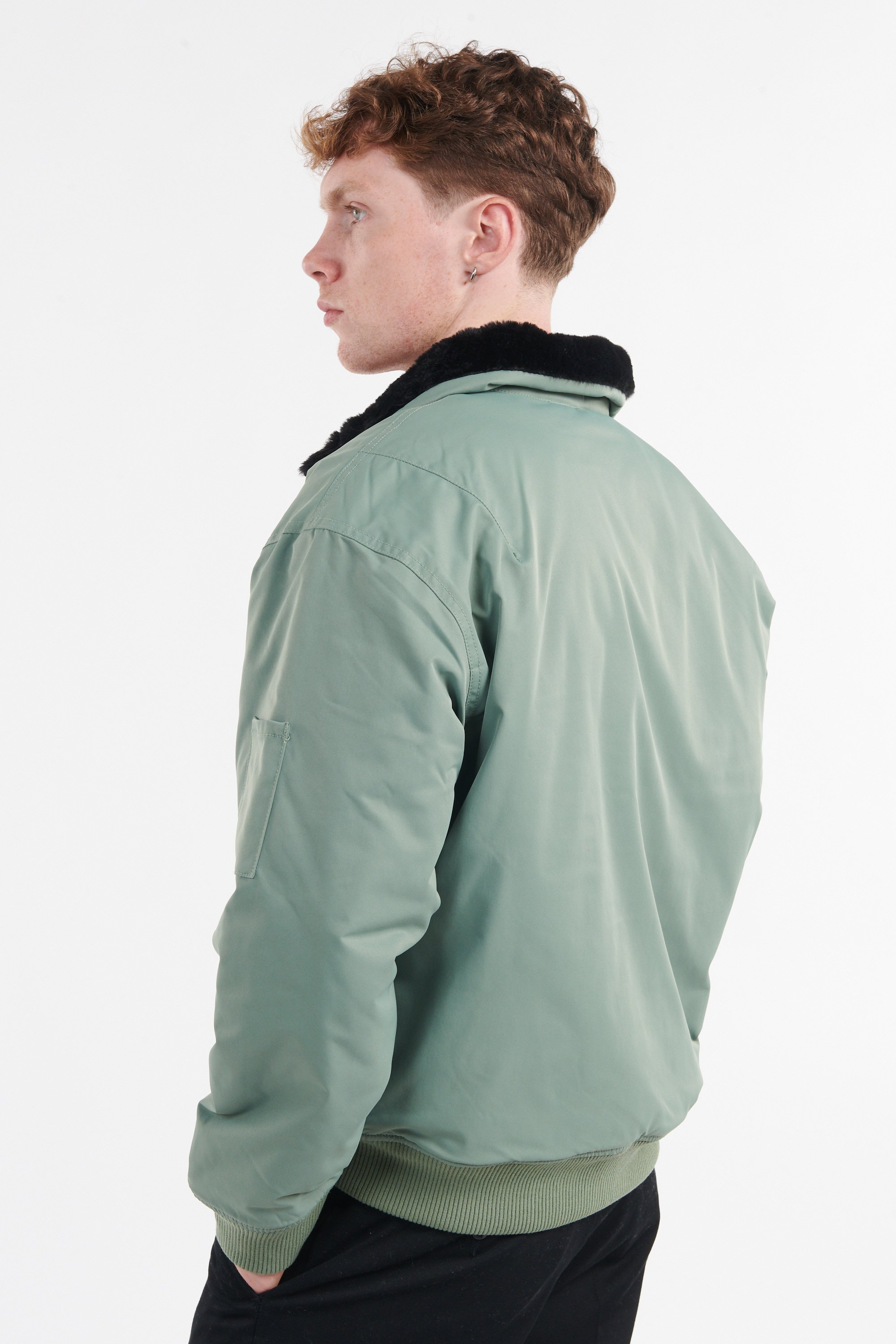 Blouson aviateur Vert