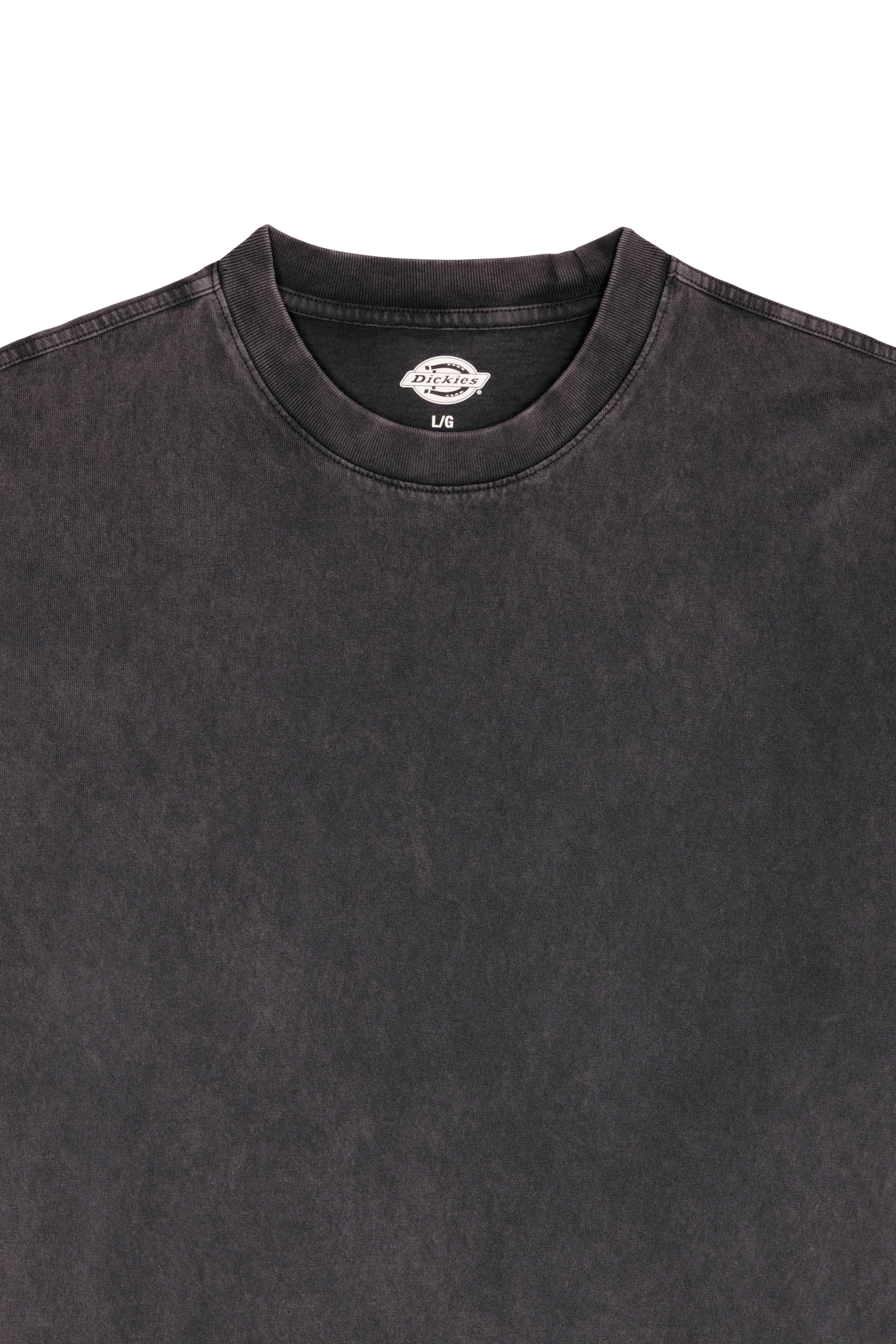 Regular-fit round-neck cotton T-shirt | Black DICKIES Men