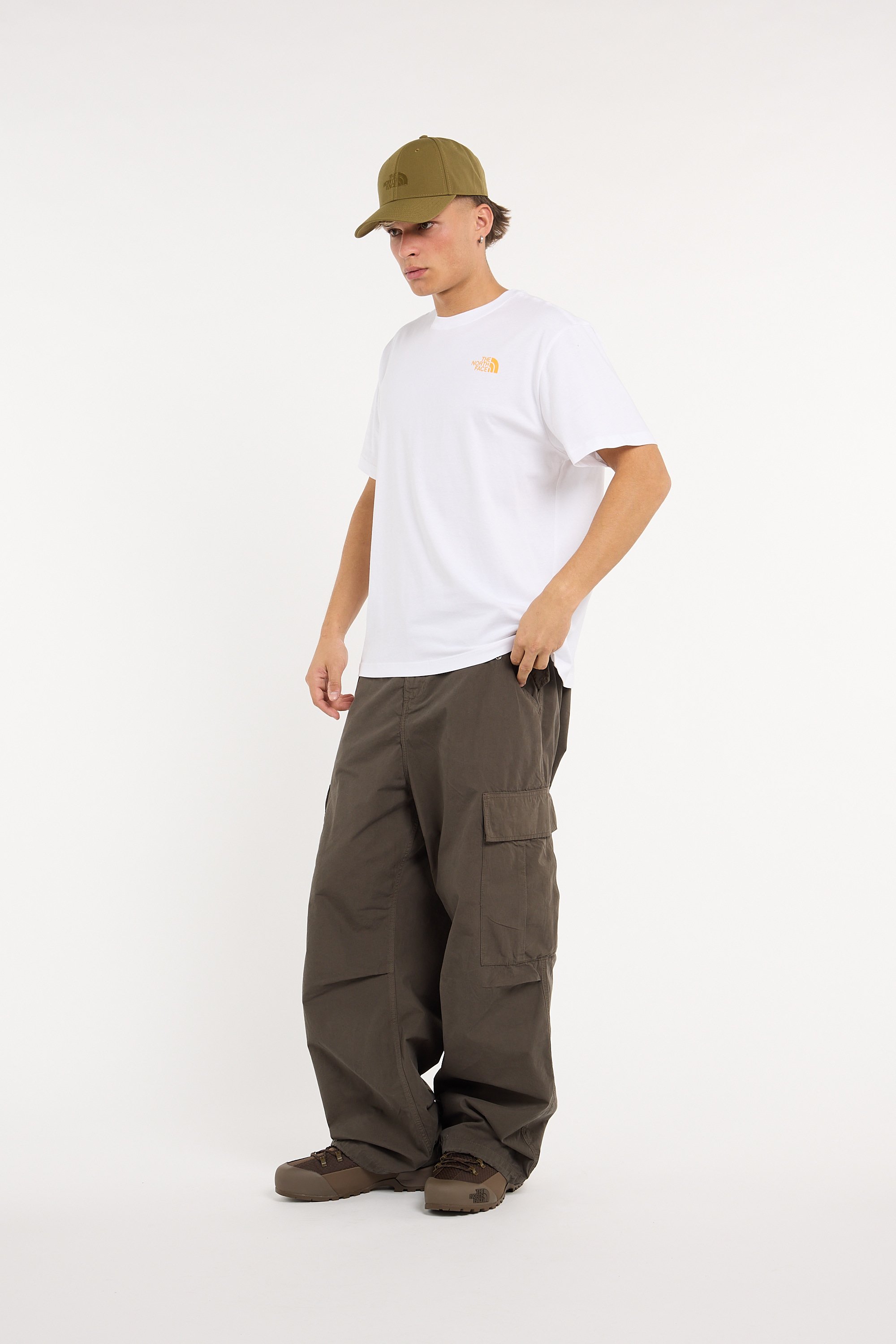 Regular-fit round-neck cotton T-shirt THE NORTH FACE White