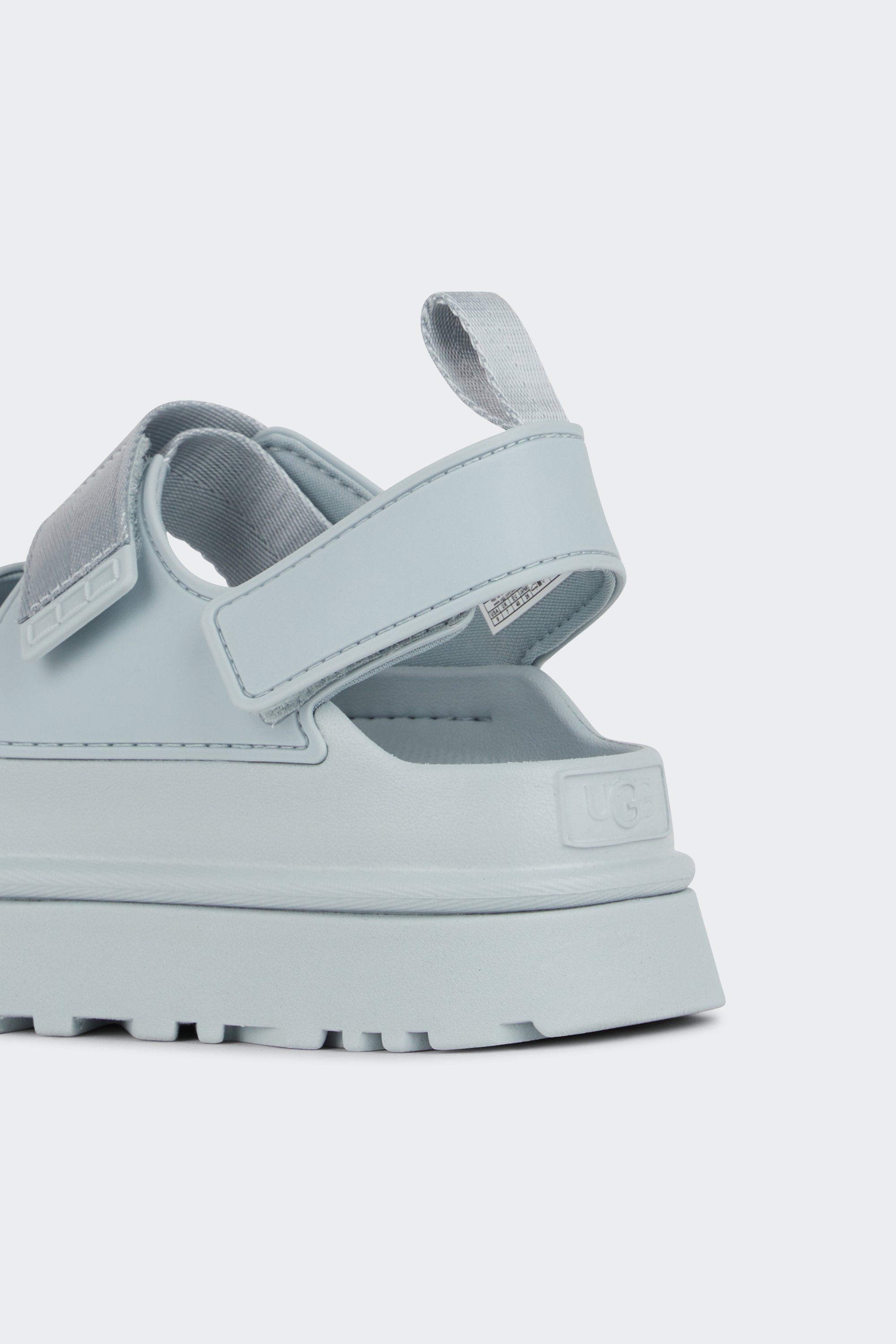 Flat furry sheepskin sandals | Green by UGG Flat furry sheepskin sandals Green