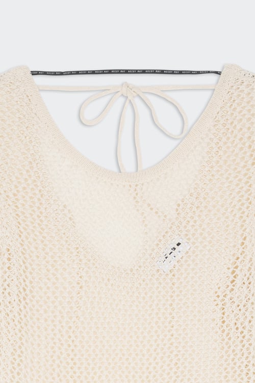 NOISY MAY Robe Blanc