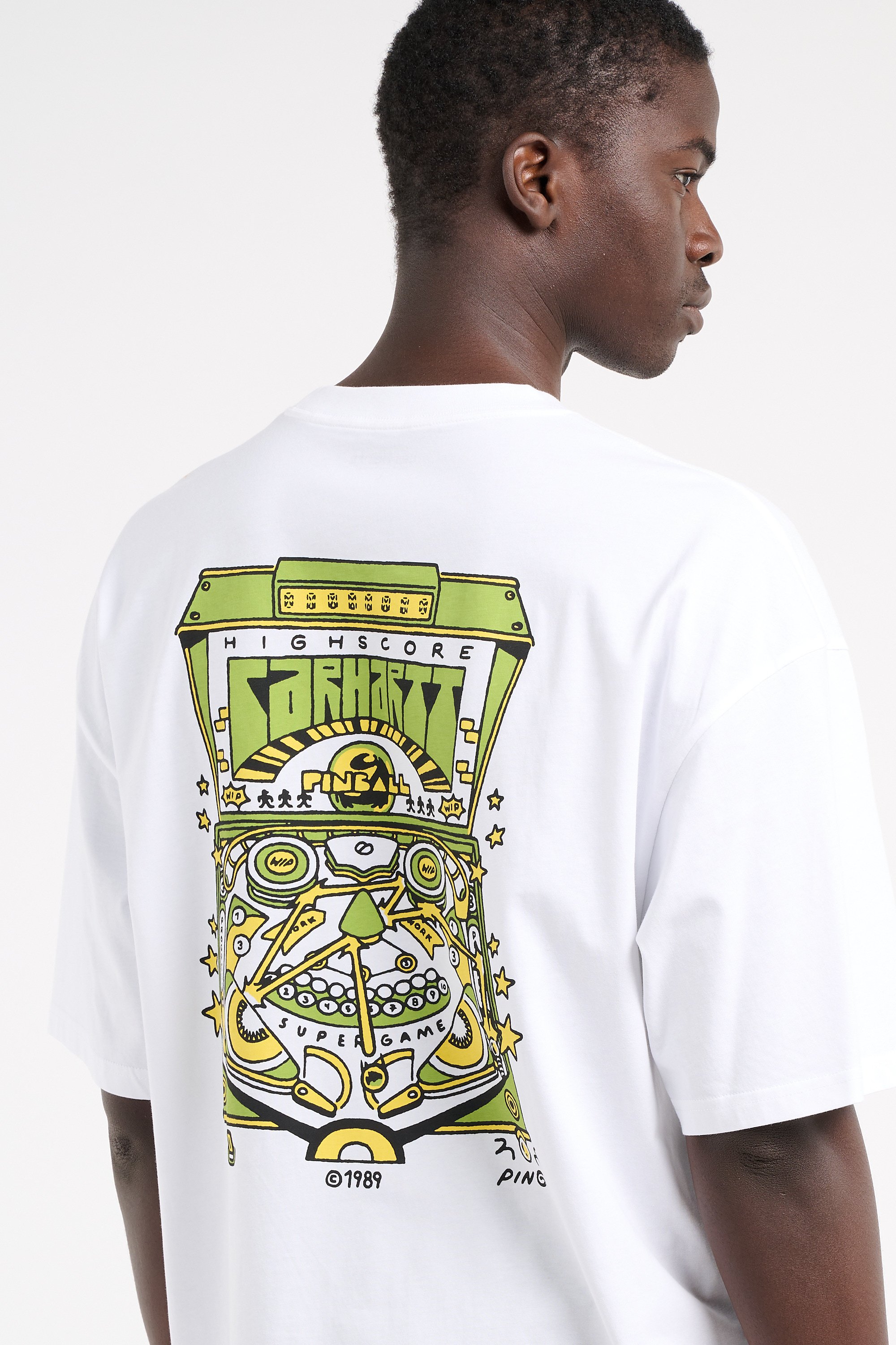 Regular-fit round-neck cotton T-shirt | White CARHARTT WIP Men