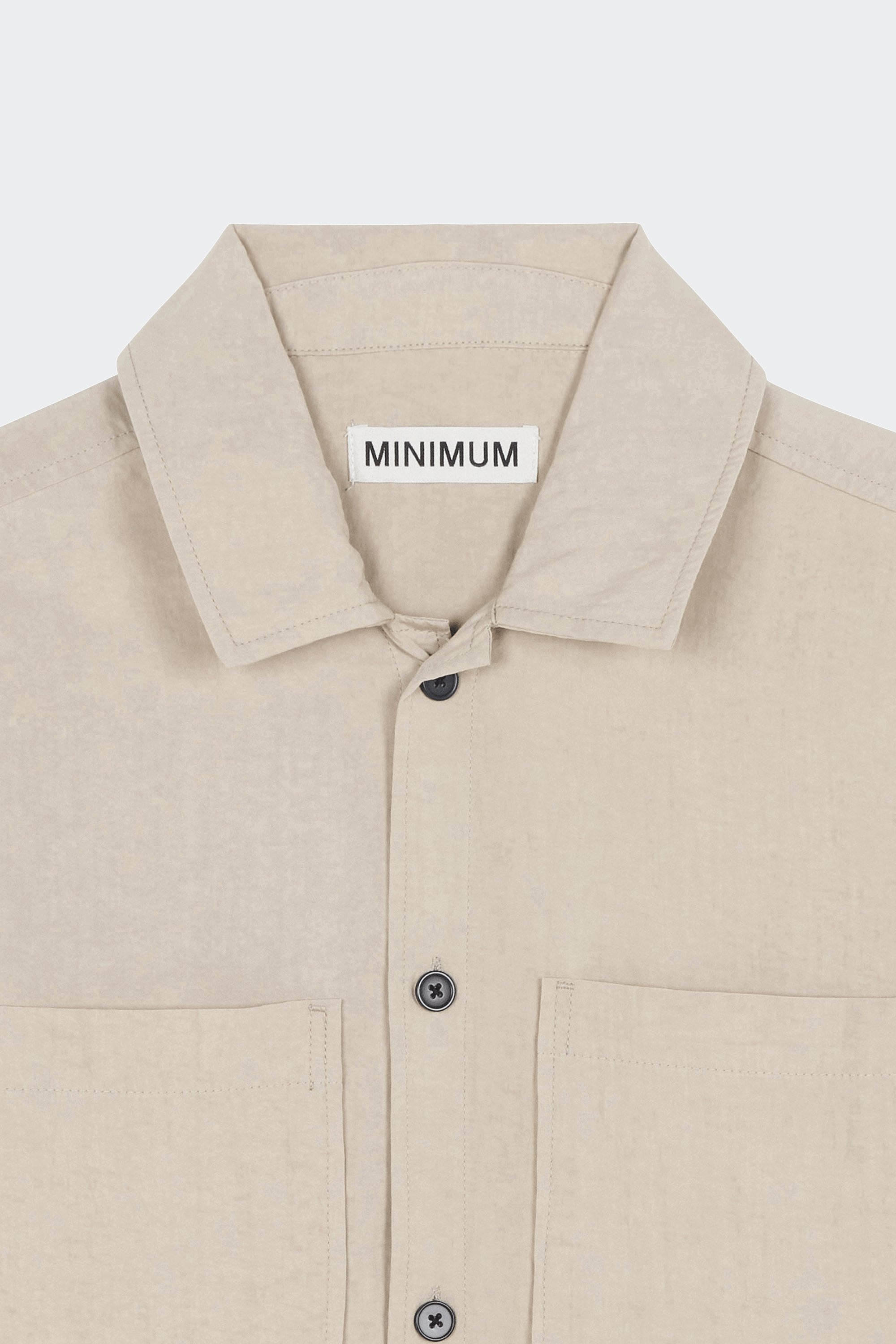 Shirt | Beige by MINIMUM Shirt Beige
