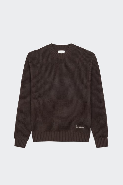 LES DEUX Pull Marron