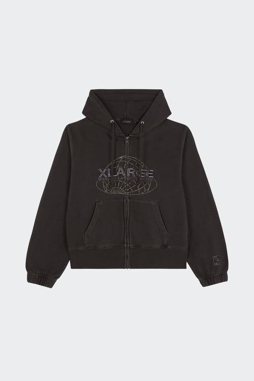 Hoodie zippé - Taille M Noir