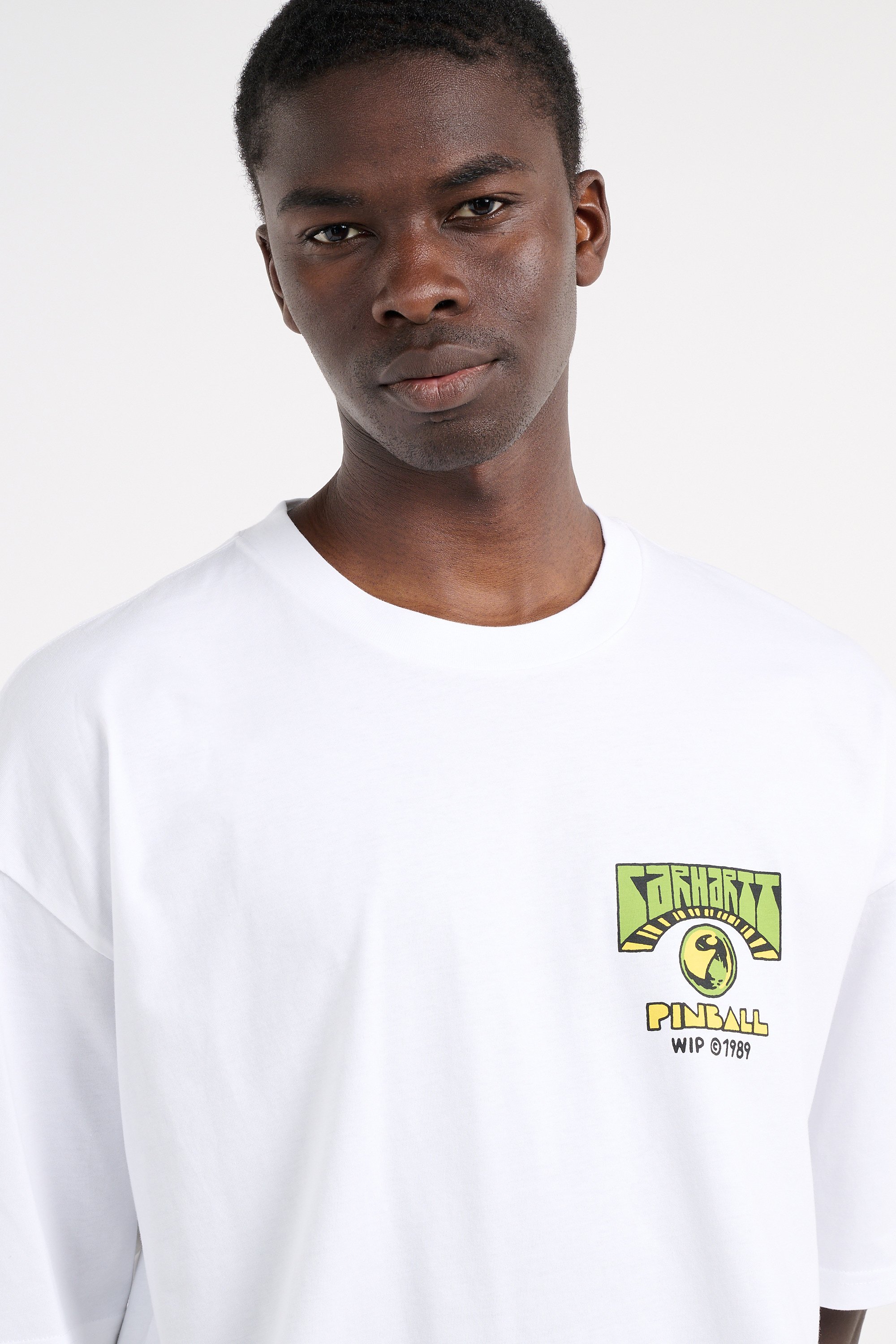 Regular-fit round-neck cotton T-shirt | White CARHARTT WIP Men