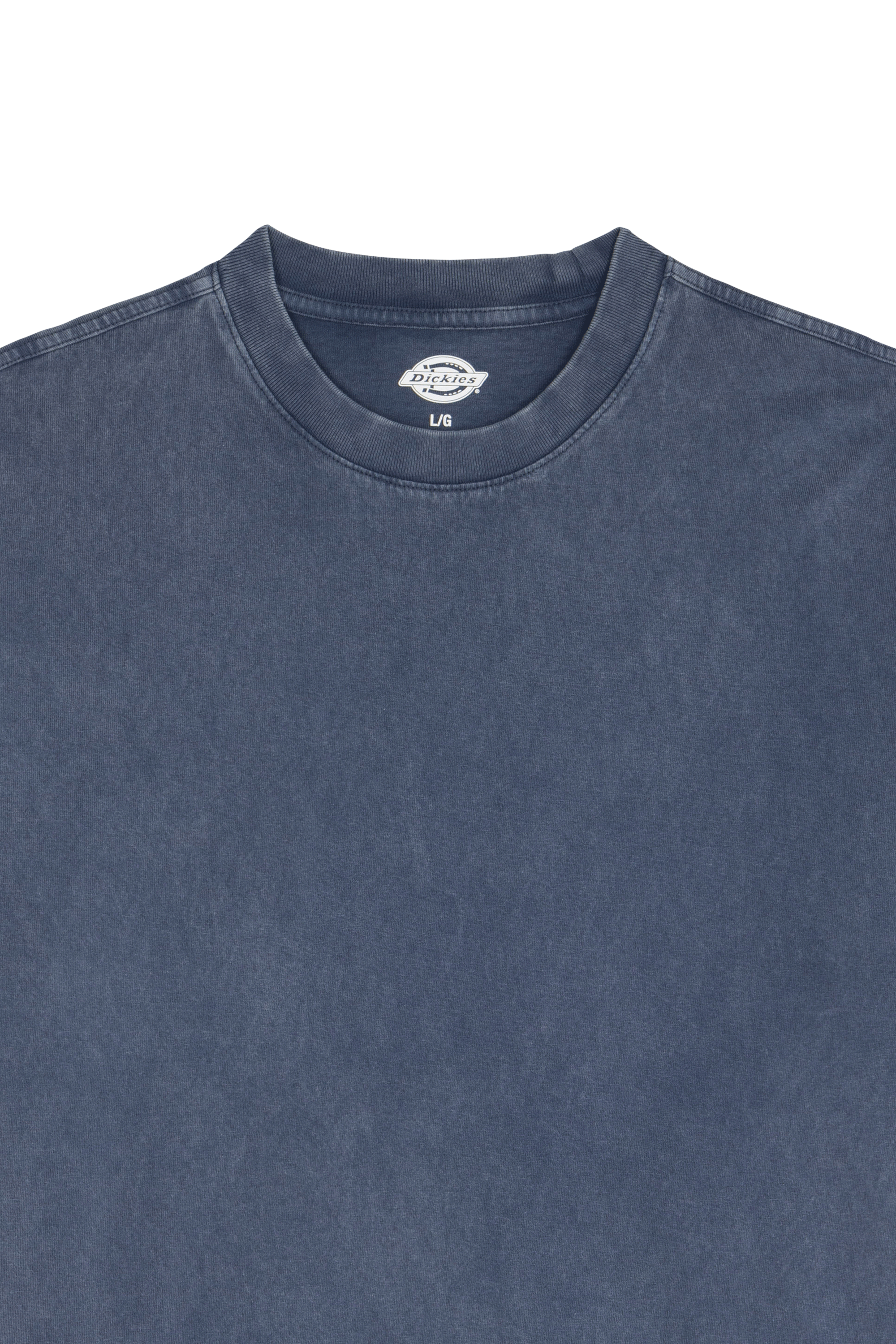 Regular-fit round-neck cotton T-shirt | Blue DICKIES Men