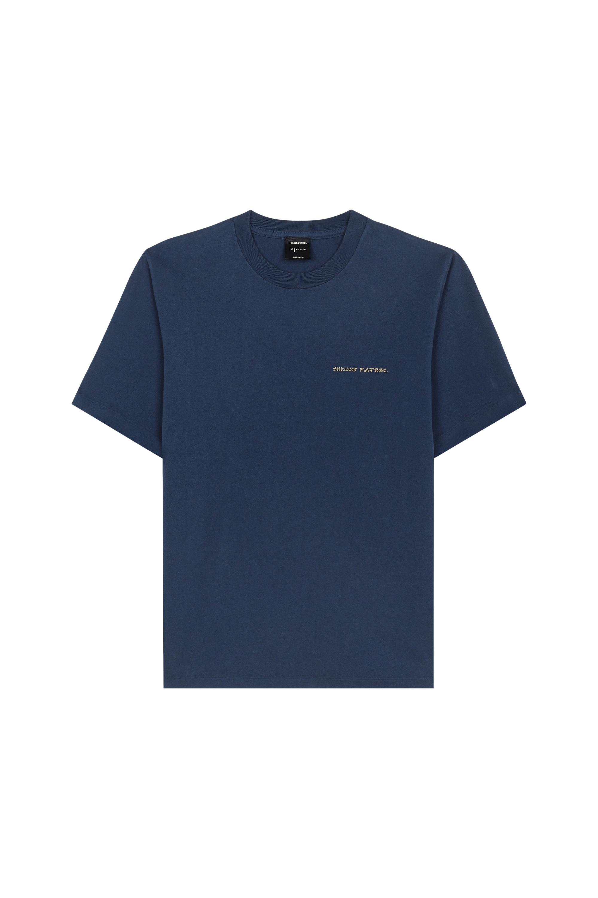 Regular-fit round-neck cotton T-shirt HIKING PATROL Blue