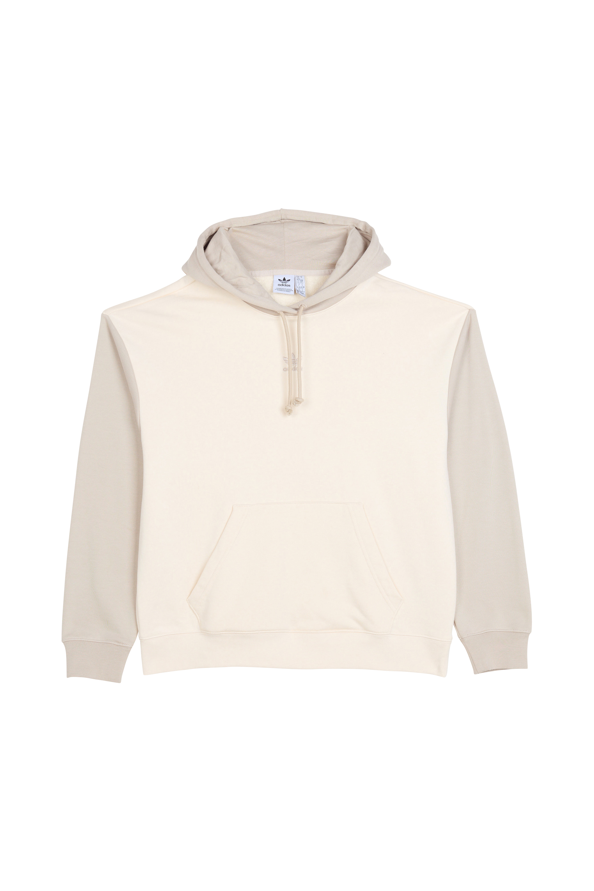 - Coupe ample- Col à capuche avec cordon de serrage- Manches longues- Poche kangourou - Logo brodé sur poitrine  Beige