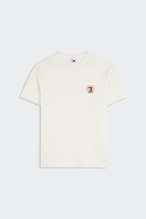Tee shirt tommy blanc homme sales