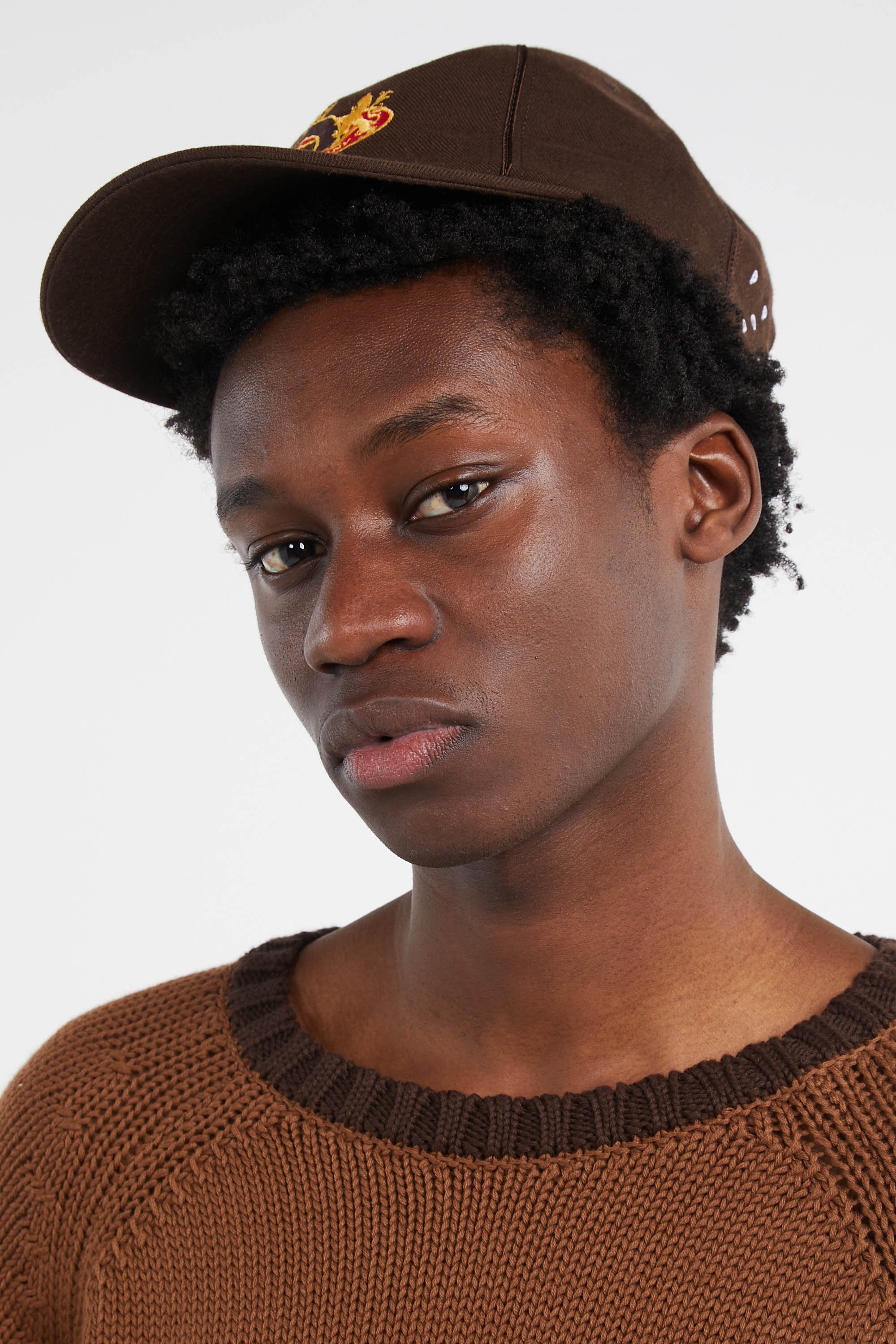 Casquette POP TRADING COMPANY Marron