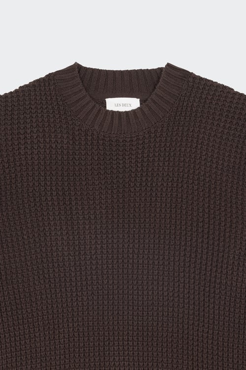 LES DEUX Pull Marron