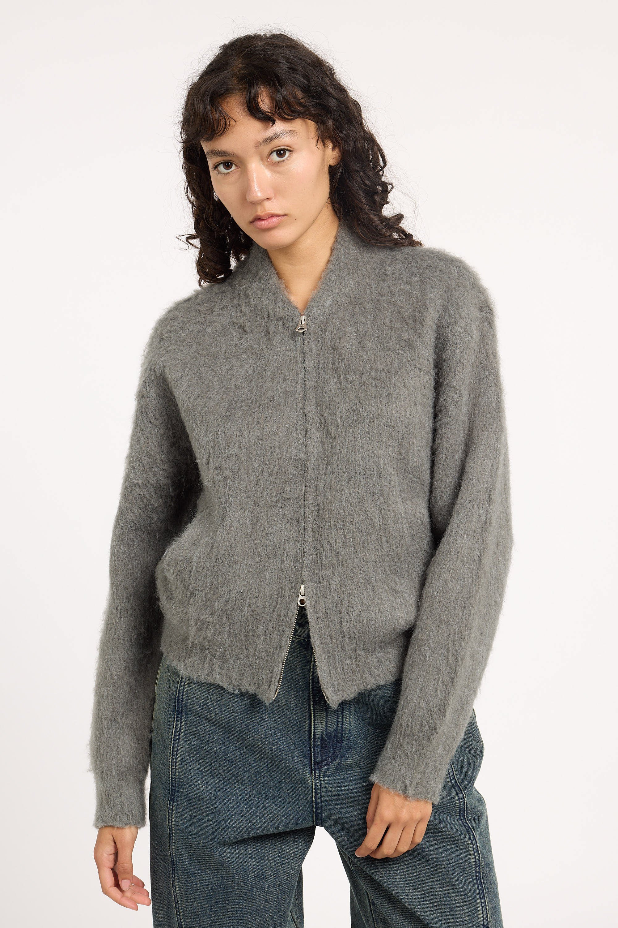 Cardigan | Grey OBEY Women