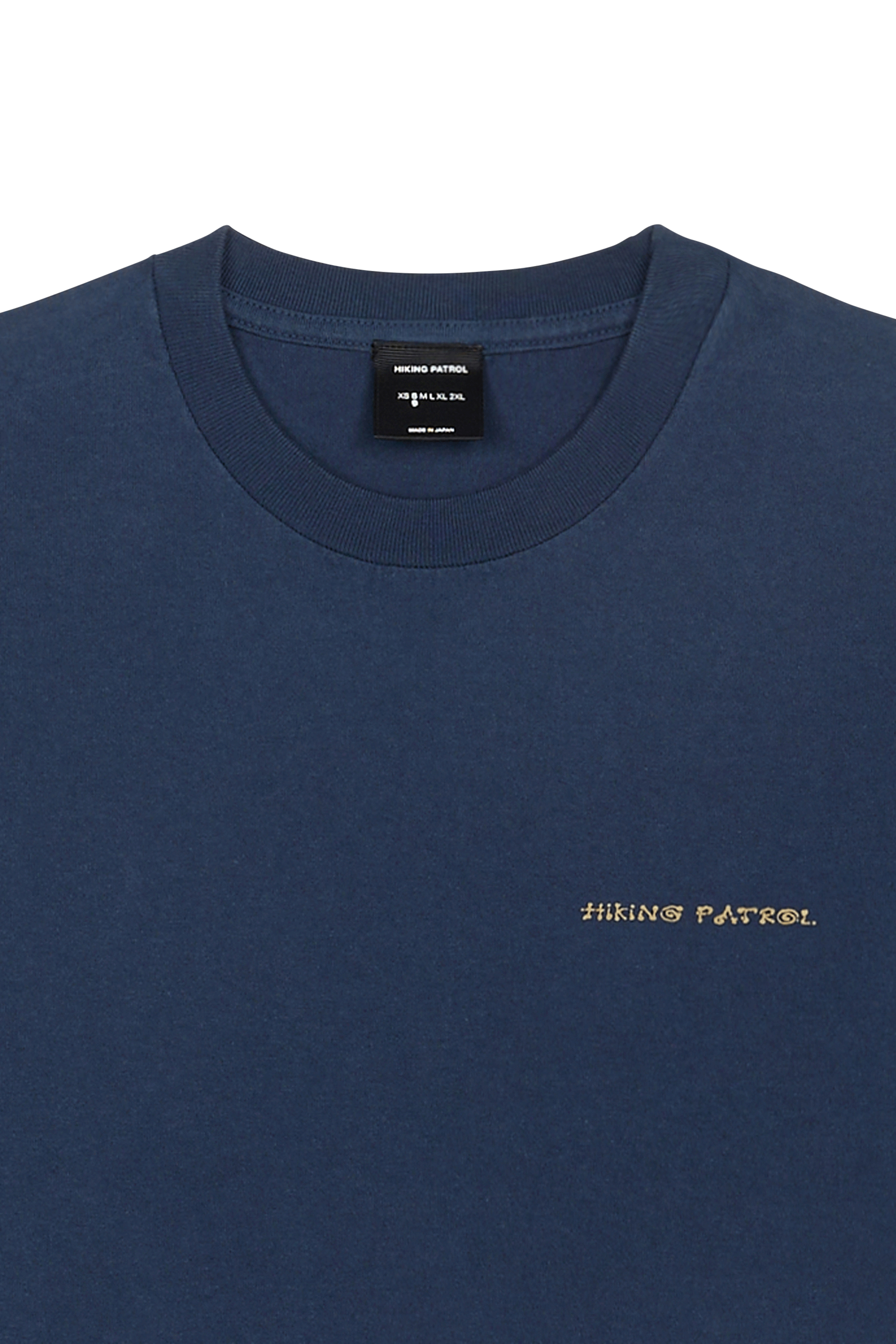 Regular-fit round-neck cotton T-shirt | Blue HIKING PATROL Women
