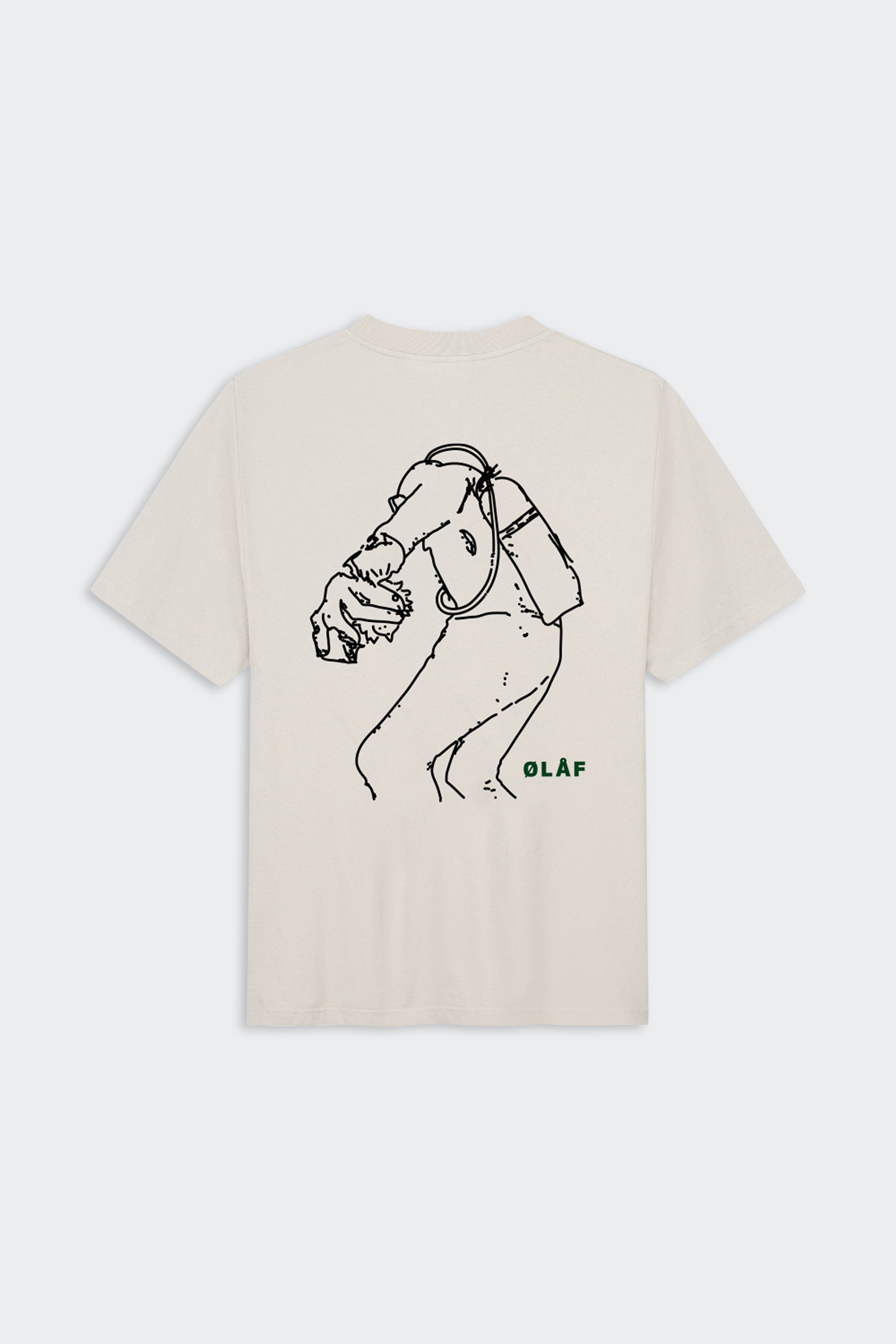 T-shirt | Kaki by OLAF T-shirt Kaki