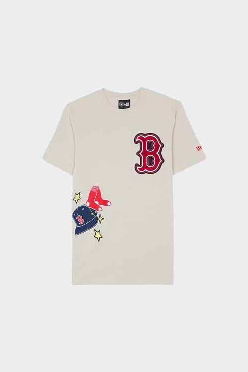 NEW ERA T-shirt Beige