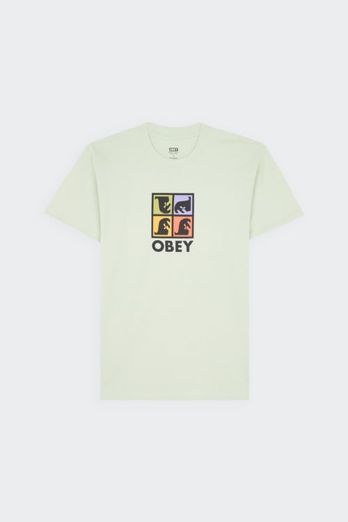 OBEY T-shirt Vert