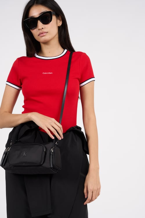 CALVIN KLEIN Sac porté épaule Noir