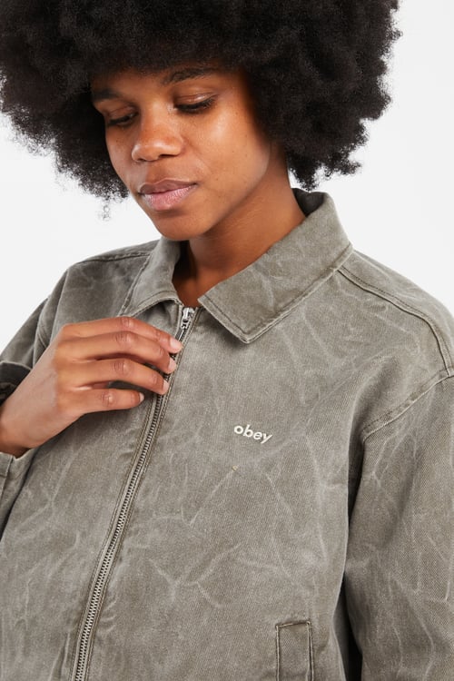 OBEY Veste Gris